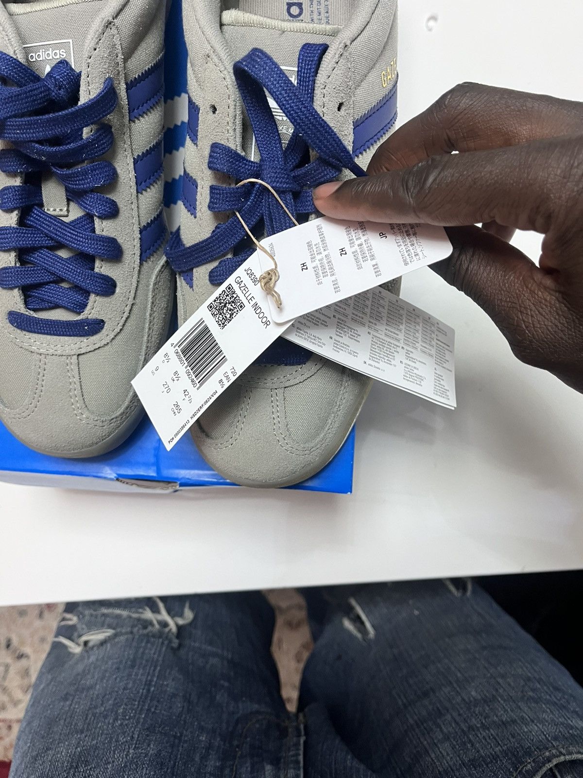 Adidas adidas Gazelle Indoor in der Farbvariante Silver Pebble/ Size US 9 / EU 42 - 8 Thumbnail
