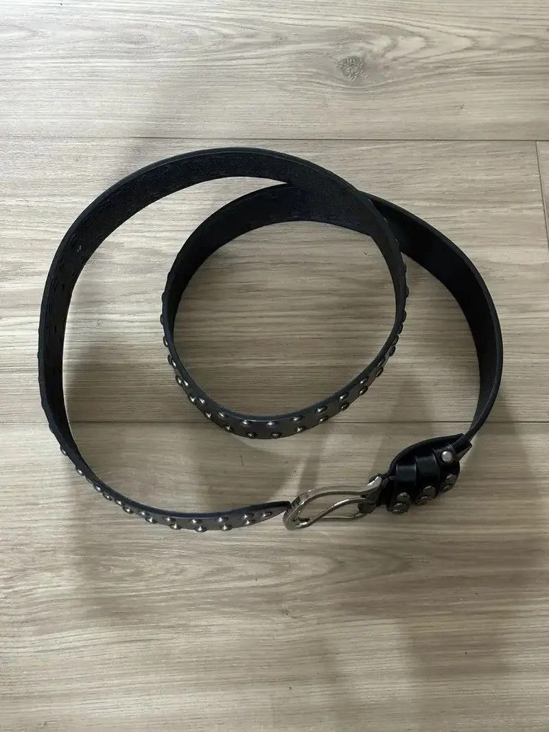 Japanese Brand × Vintage H1 - Vintage Rock Studded Belt (black) Size 32 - 3 Thumbnail