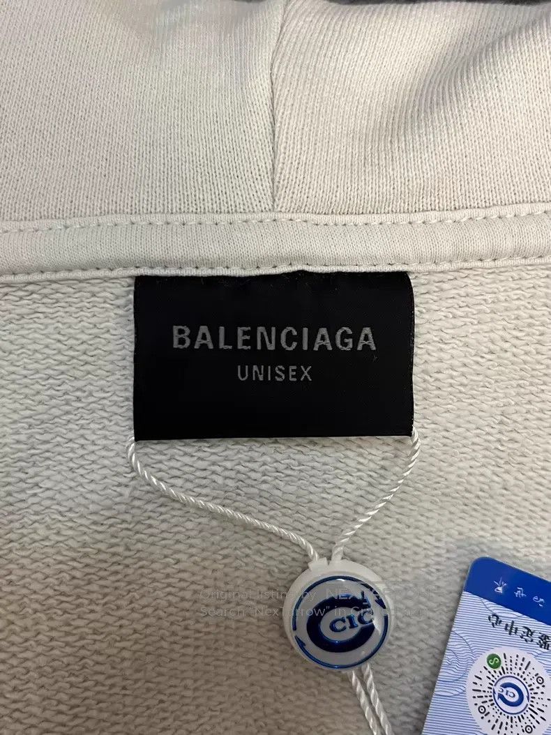 Balenciaga Balenciaga Letter Print Hooded Pocket Zip Long Sleeve Swea Size US M / EU 48-50 / 2 - 3 Thumbnail