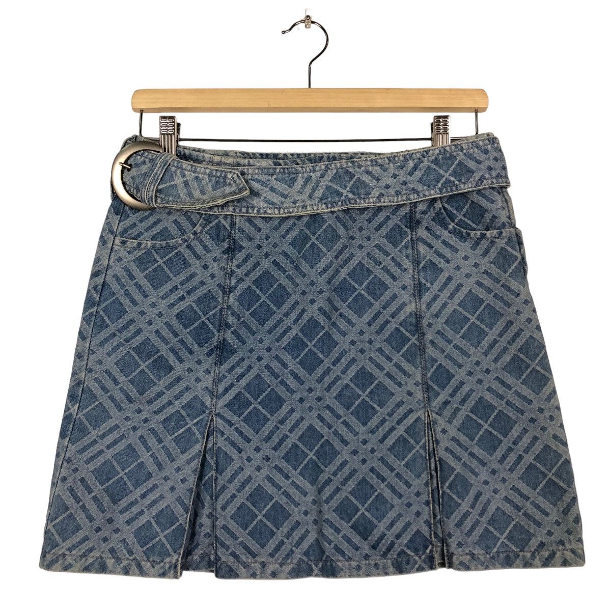 🔥Denim Skirt Vintage Burberry London Blue Label