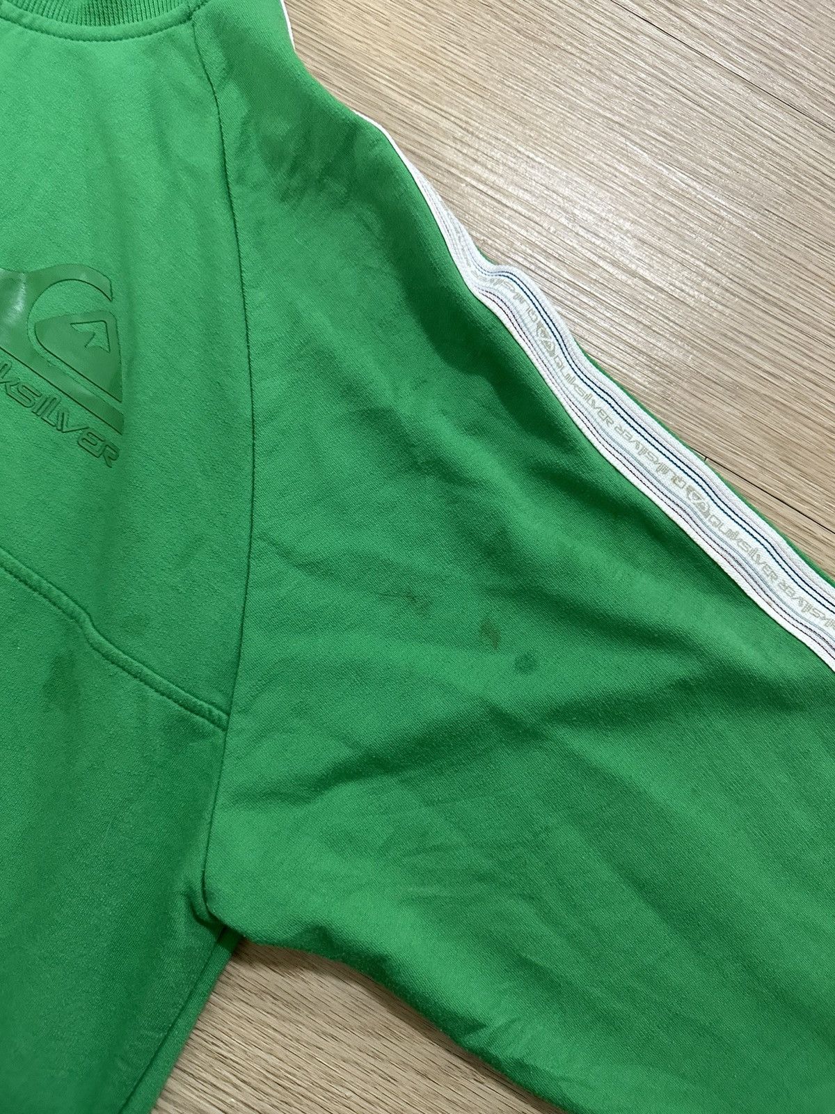 Beauty Beast × Quiksilver × Vintage Vintage Y2K Rare And Beautiful Quiksilver Green Sweater Size US L / EU 52-54 / 3 - 10 Thumbnail