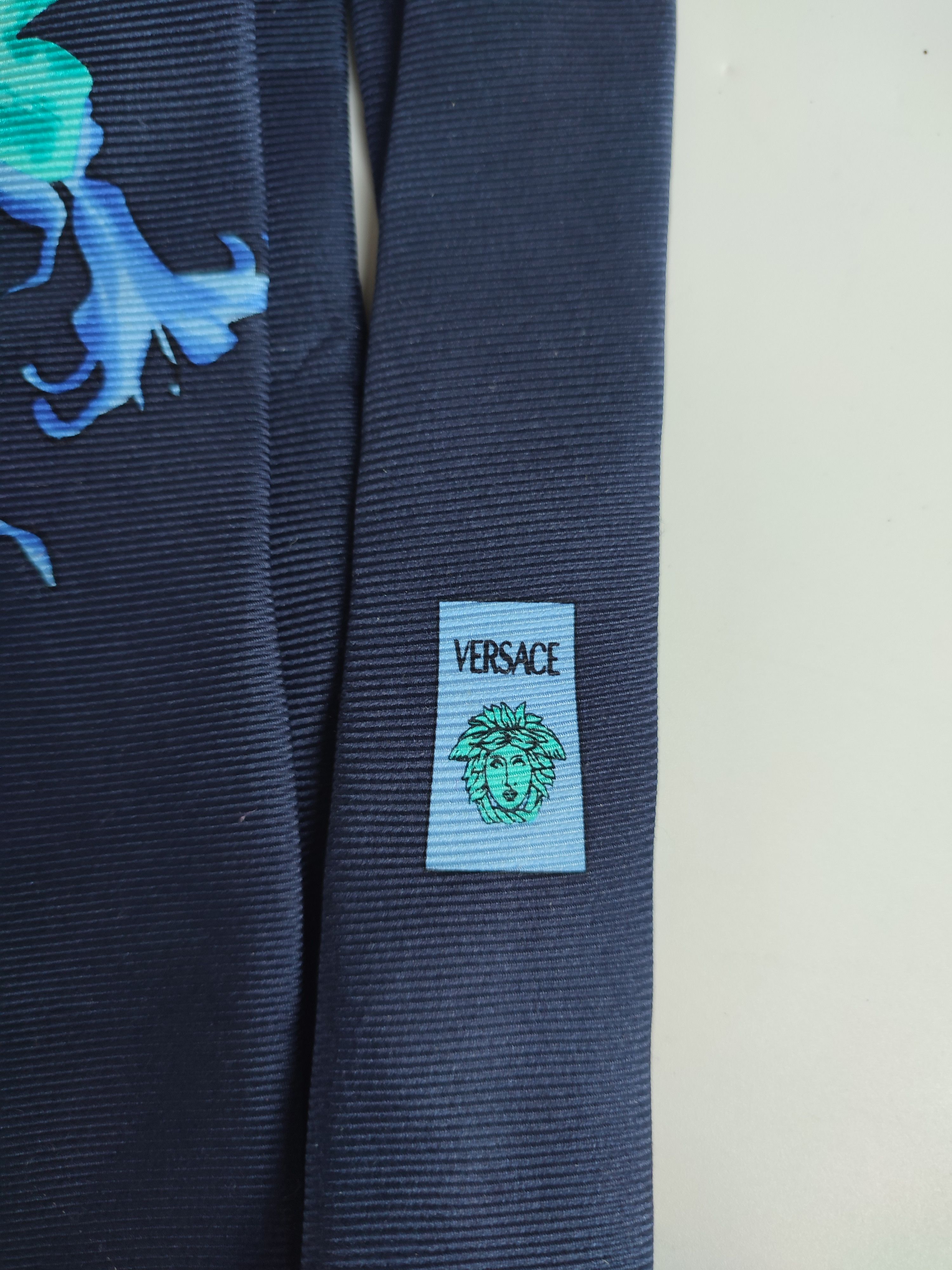 Versace VINTAGE VERSACE SILK NECK TIE Size ONE SIZE - 2 Thumbnail
