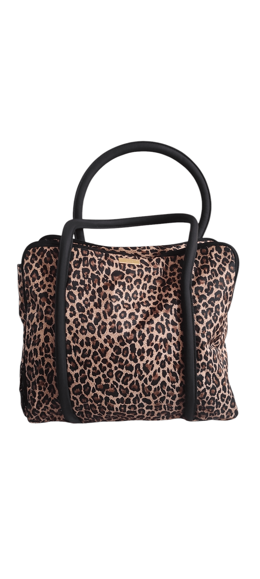 Sonia Rykiel Sonia RYKIEL Paris. Brown Panther Print Nylon Tote Bag Size ONE SIZE - 3 Thumbnail