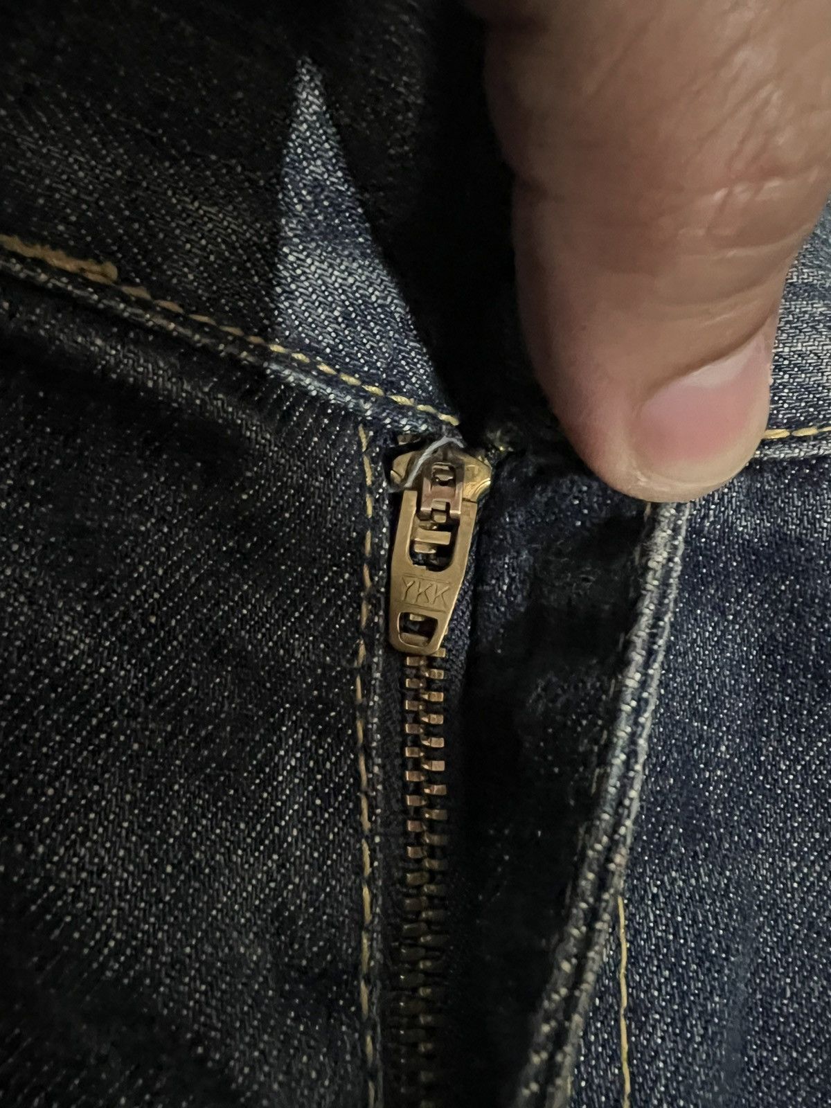 If Six Was Nine × Japanese Brand FLARE 90’s RED PEPPER CLAW DISTRESS JEAN Size US 35 - 22 Thumbnail