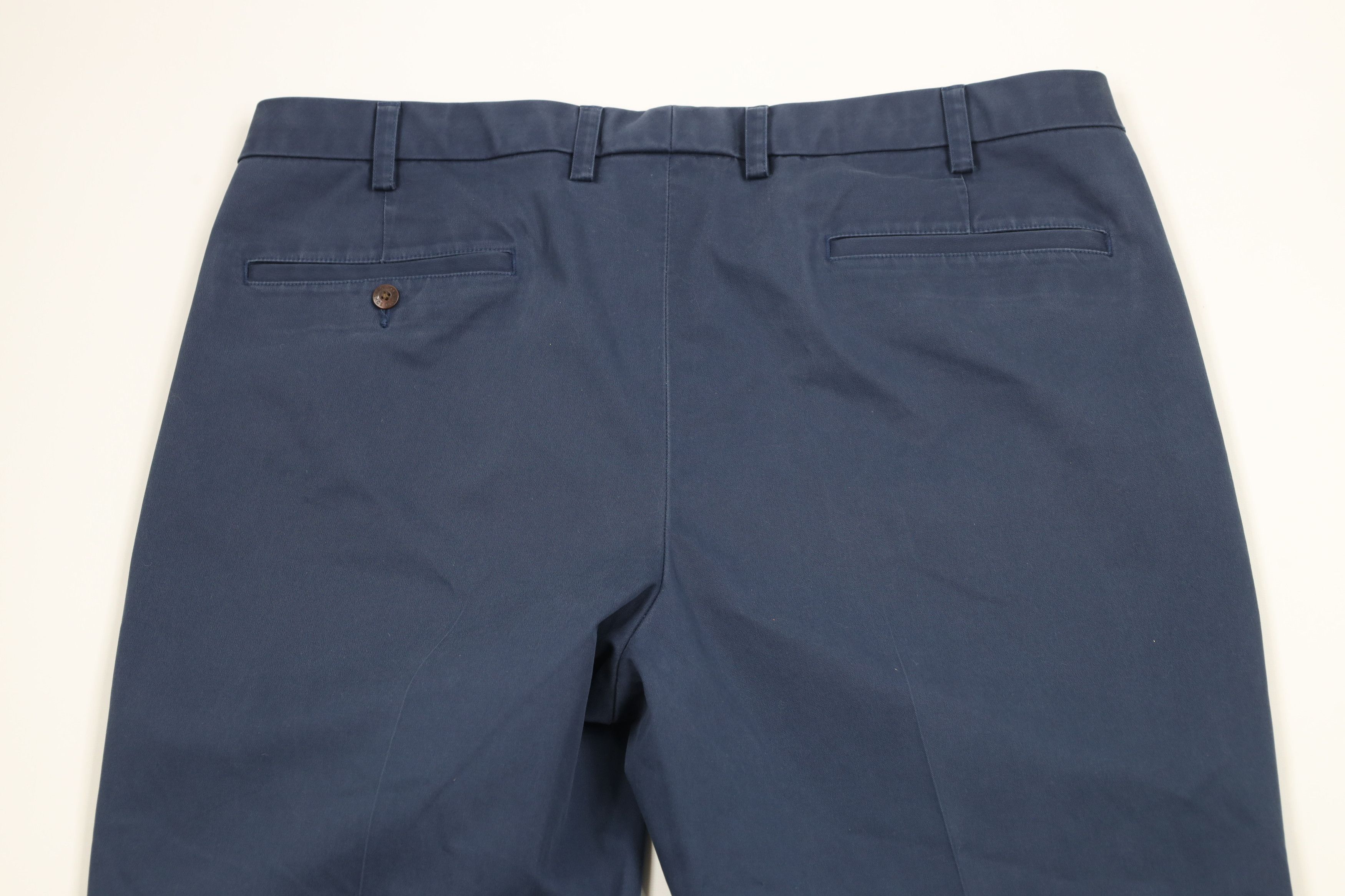 Orvis × Vintage Vintage Orvis Wide Leg Chino Pants Trousers Blue Cotton Size US 40 / EU 56 - 10 Thumbnail