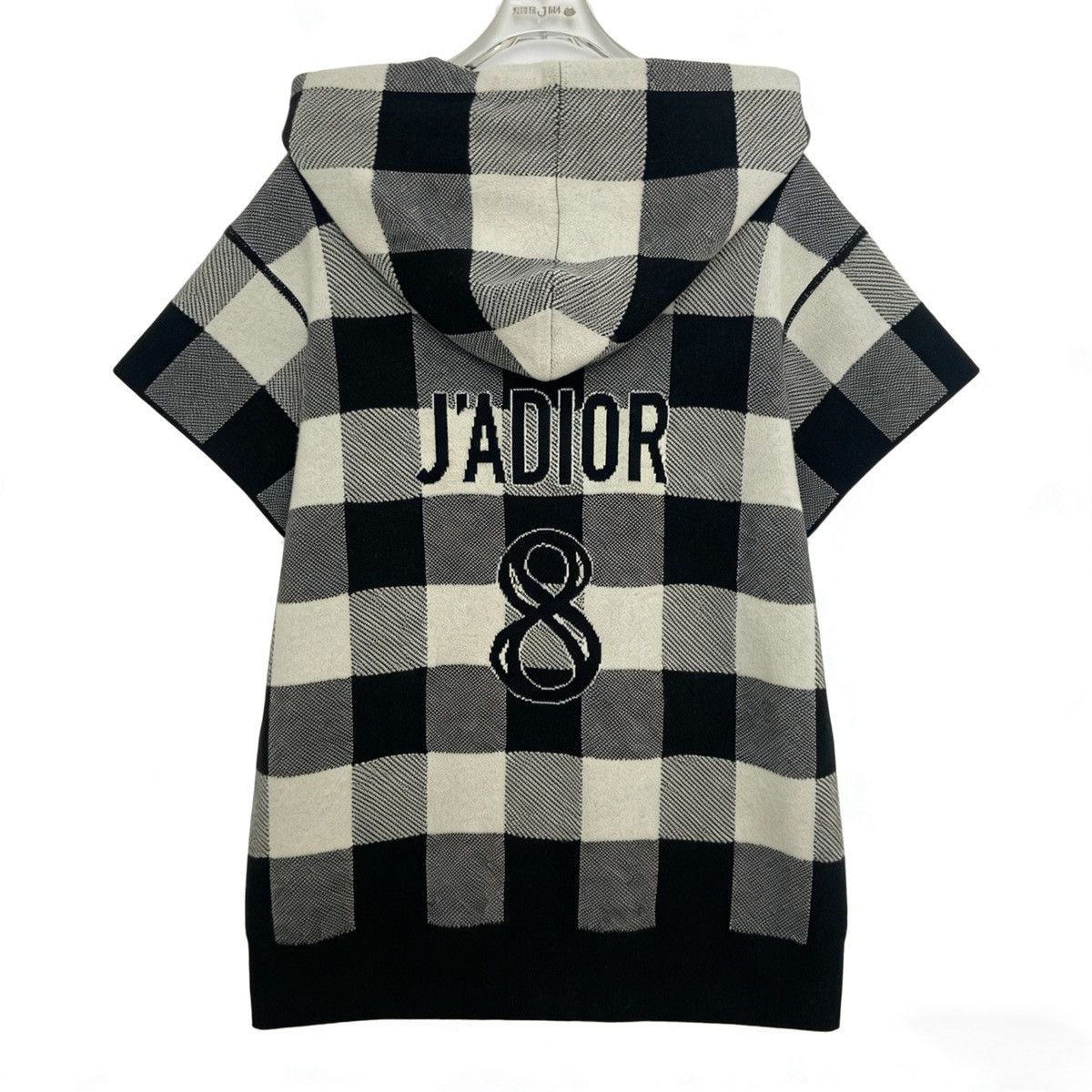Dior Dior Check Hooded Pullover Short Sleeve Sweatshirt K26WX Size XXS / US 00 / IT 34 - 2 Thumbnail