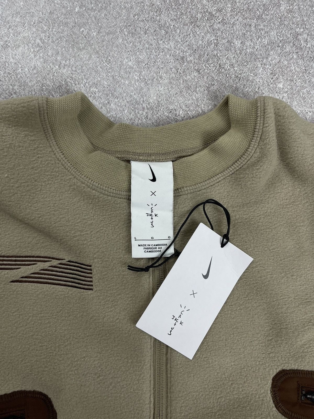 Nike × Travis Scott Nike x Travis Scott NRG Cactus Fleece Pullover Sweatshirt L Size L / US 10 / IT 46 - 13 Thumbnail