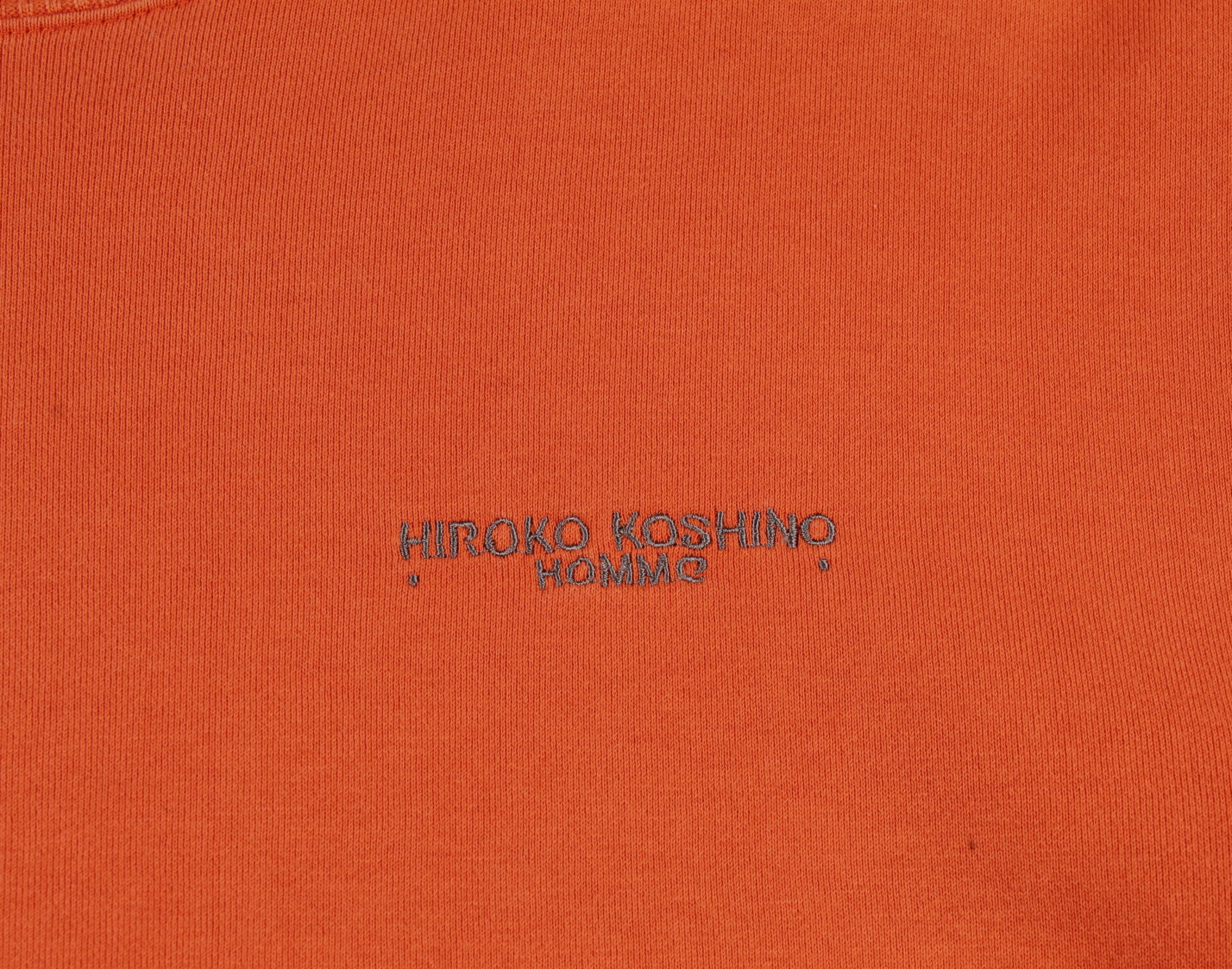 Hiroko Koshino Homme × Japanese Brand Vintage Hiroko Koshino Homme Logo Sweatshirt Jumper Size US L / EU 52-54 / 3 - 3 Thumbnail
