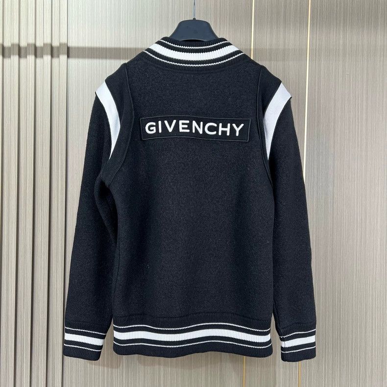 Givenchy Givenchy Embroidered Letter Wool Baseball Jacket 2506-Nexta Size US XS / EU 42 / 0 - 2 Thumbnail