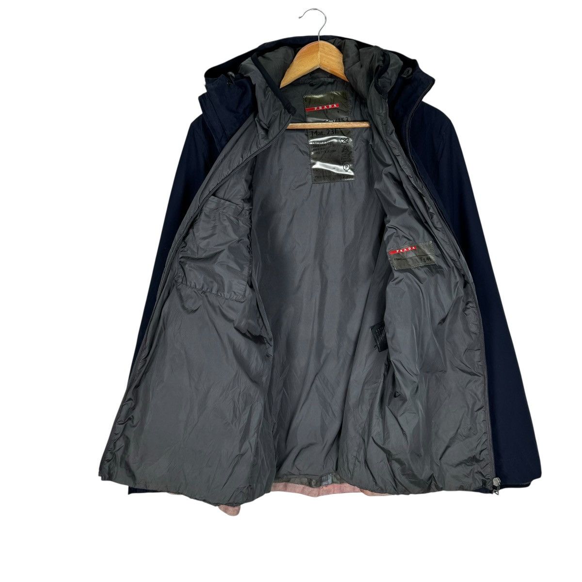 Prada ☀️PRADA GORETEX HOODIE LIGHT ZIPPER JACKET Size US M / EU 48-50 / 2 - 12 Thumbnail