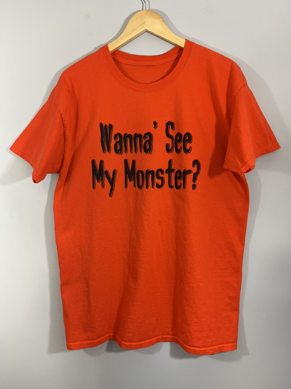 Vintage Vintage Wanna See My Monster? Sex Joke Funny Tee | Grailed