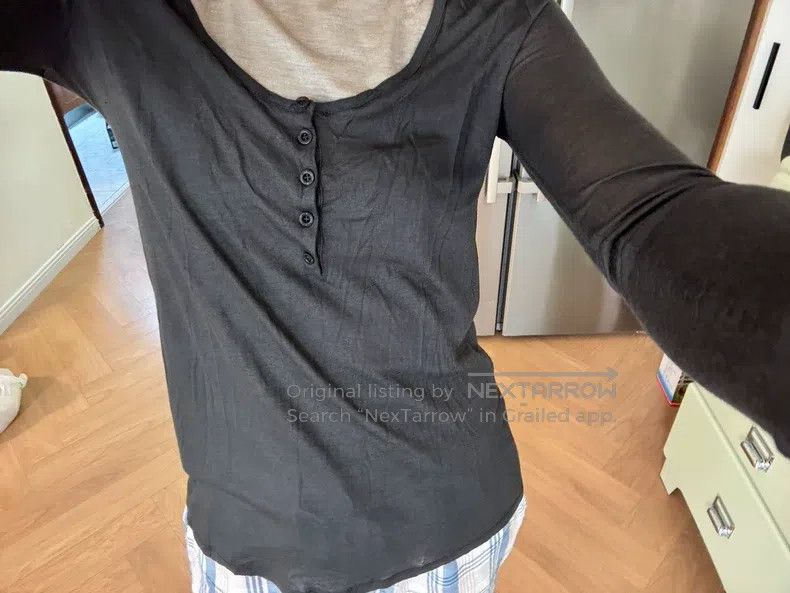 The Row The row Black Long Sleeve Undershirt Size S / US 4 / IT 40 - 1 Thumbnail