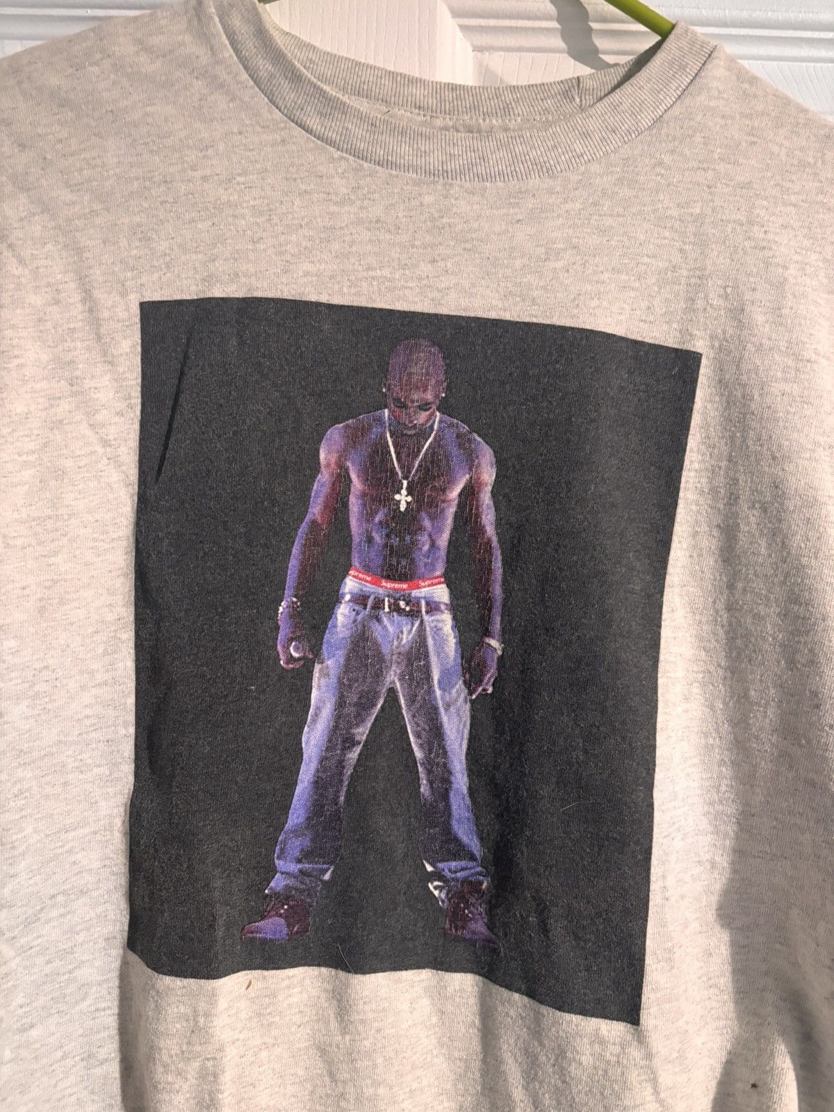 Supreme Supreme Tupac Hologram Tee "Ash Grey" Size US S / EU 44-46 / 1 - 2 Thumbnail