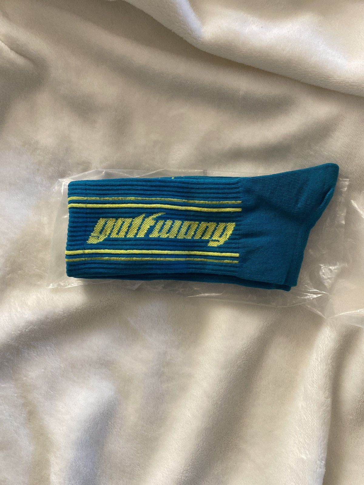 Golf Wang × Tyler The Creator Golf Wang Neu Light Blue Sockd Size ONE SIZE - 1 Thumbnail