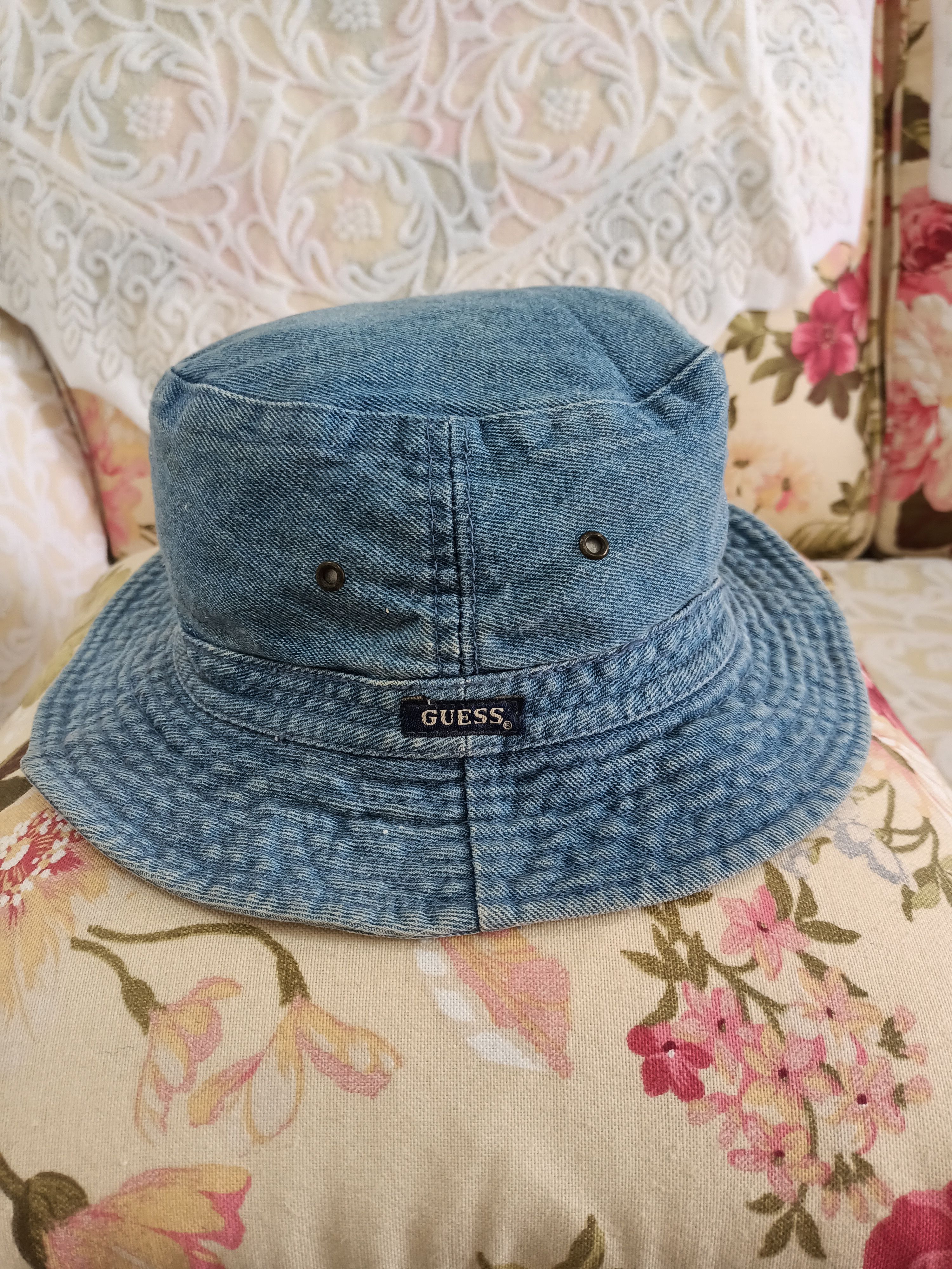 A$AP Rocky × Guess × Vintage Vintage Guess denim hat Asap Rocky style Size ONE SIZE - 1 Thumbnail