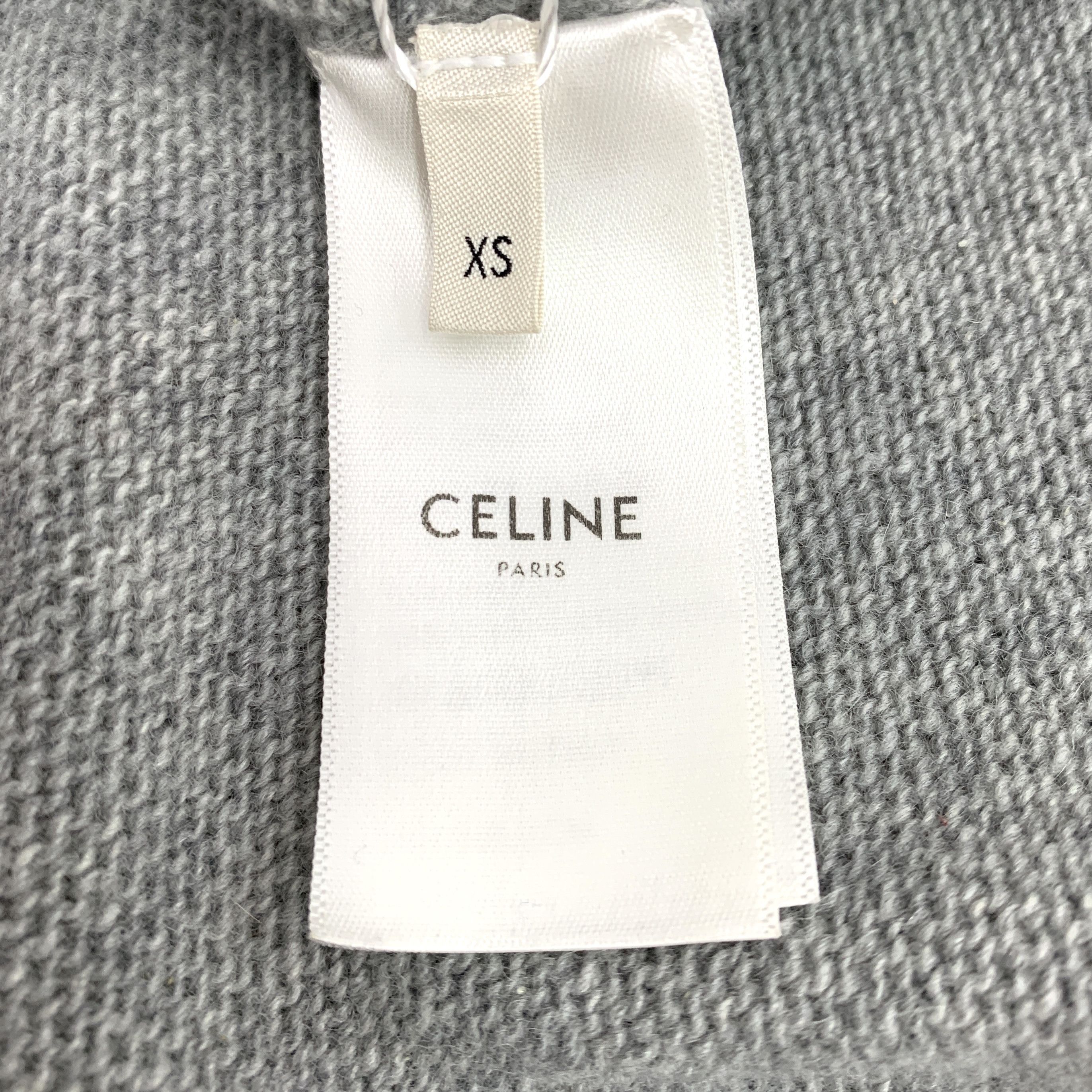 Celine Celine grey sleeve sweatshirt Size XS / US 0-2 / IT 36-38 - 4 Thumbnail