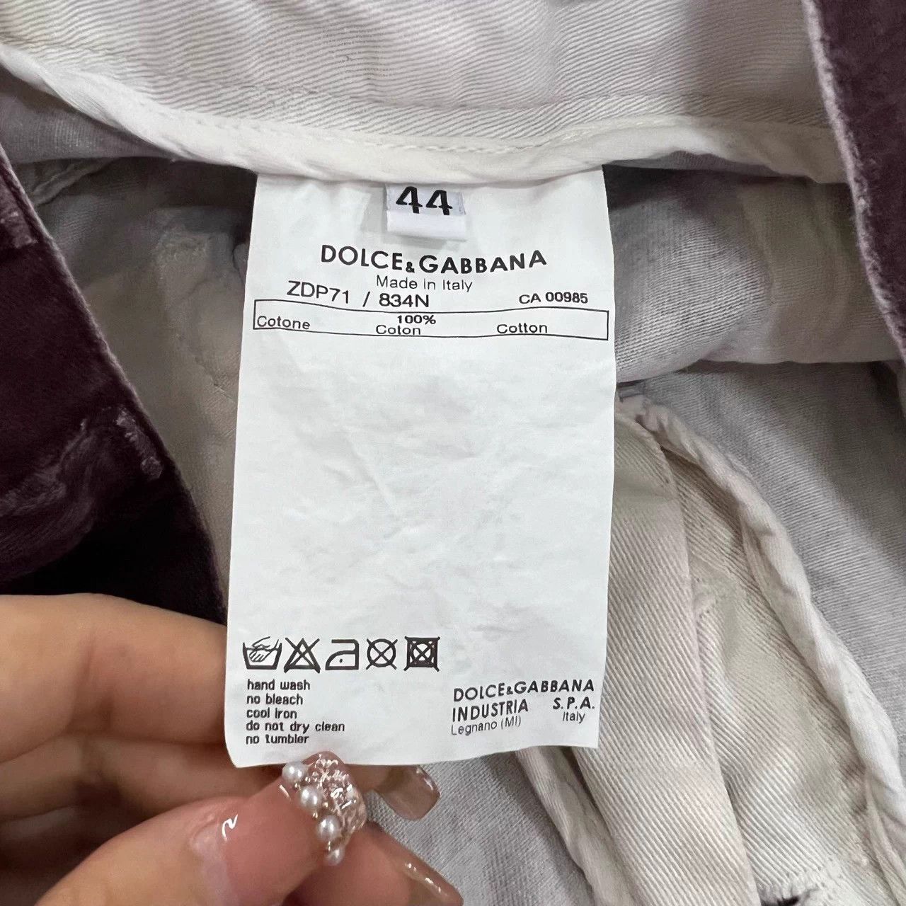 Dolce & Gabbana Dolce Gabbana burgundy jeans 44 IT Size US 28 / EU 44 - 4 Thumbnail