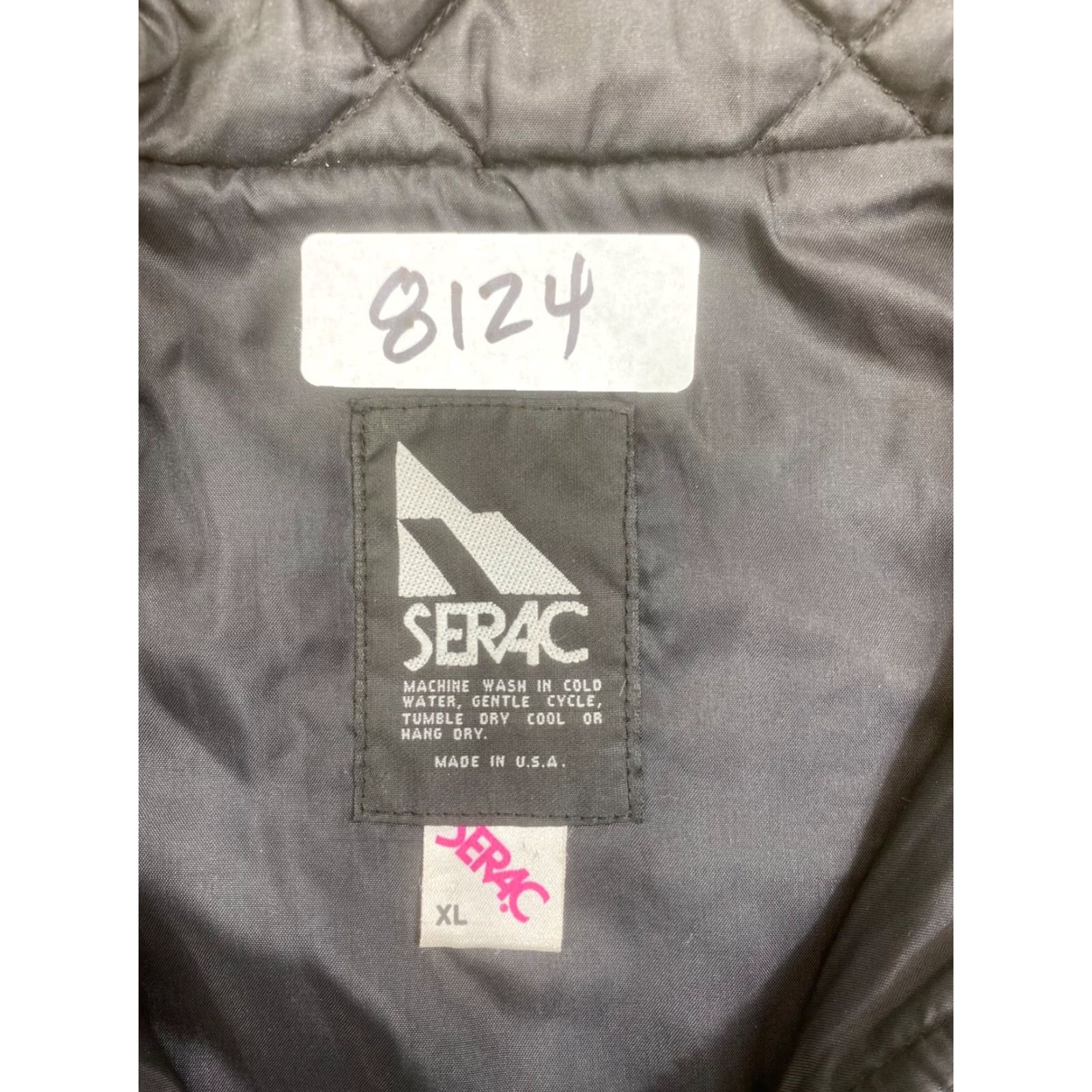Vintage VINTAGE Serac Quilted Vest Mens XL Black Casual Outdoor Made in USA Vest Size US XL / EU 56 / 4 - 4 Thumbnail