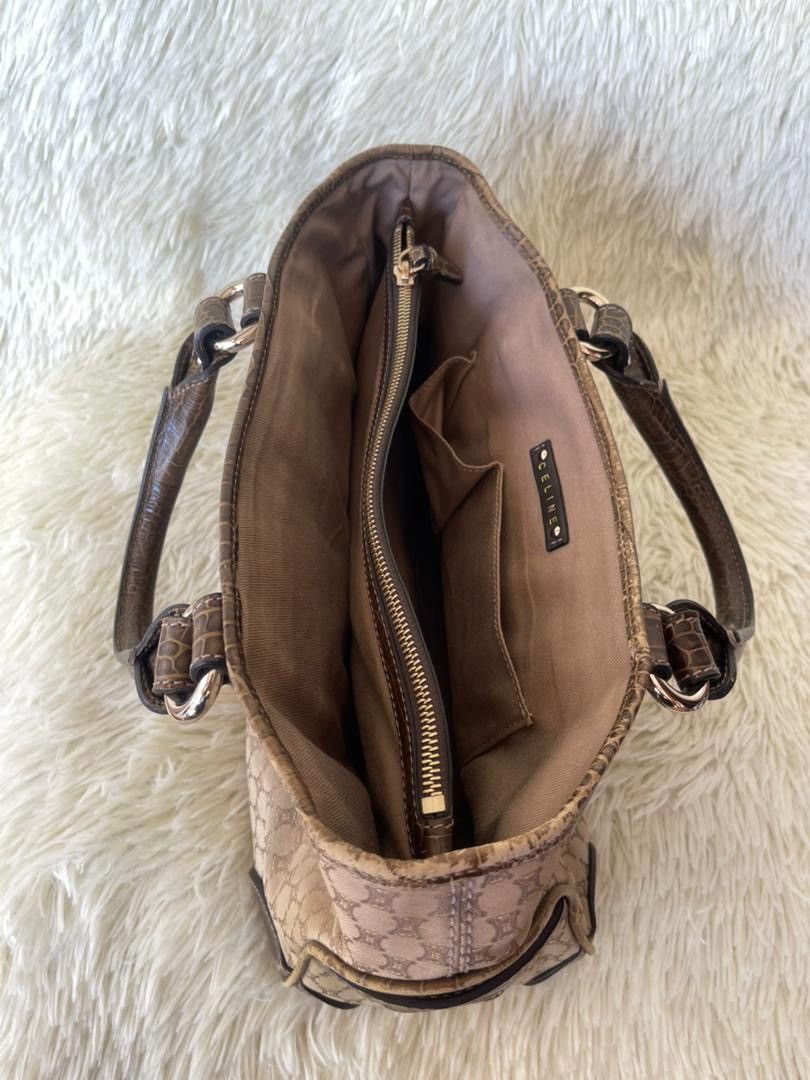 Celine 2008 Celine Macadam Canvas Boogie Handbag Size ONE SIZE - 19 Thumbnail