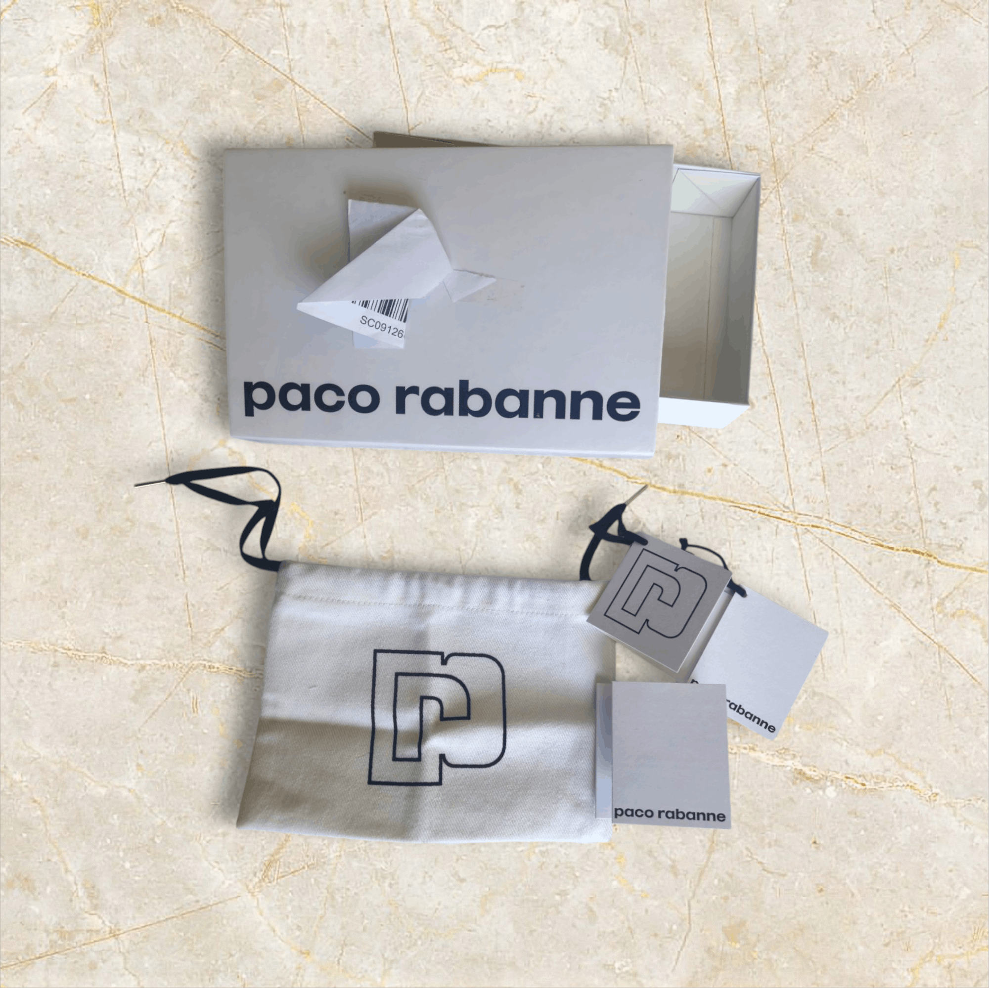 Paco Rabanne Paco Rabanne Nano 1969 Mini Bag in Grey Wool Size ONE SIZE - 11 Thumbnail