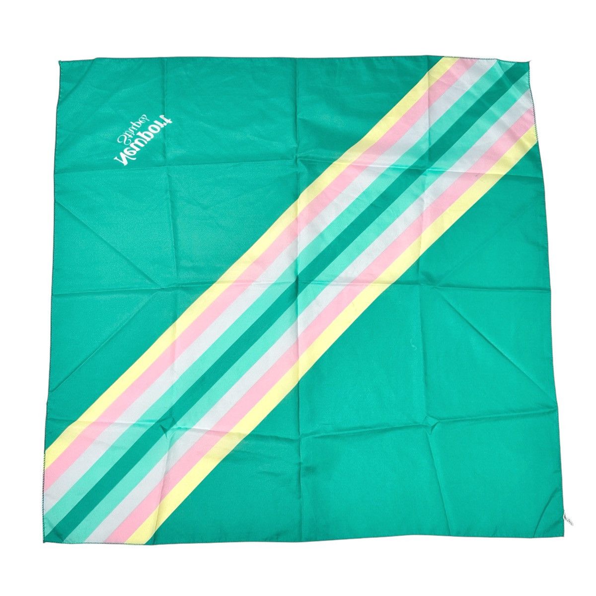 Vintage Vintage 80s Newport Stripes Cigarette Scarf Wrap Pastel Size ONE SIZE - 3 Thumbnail