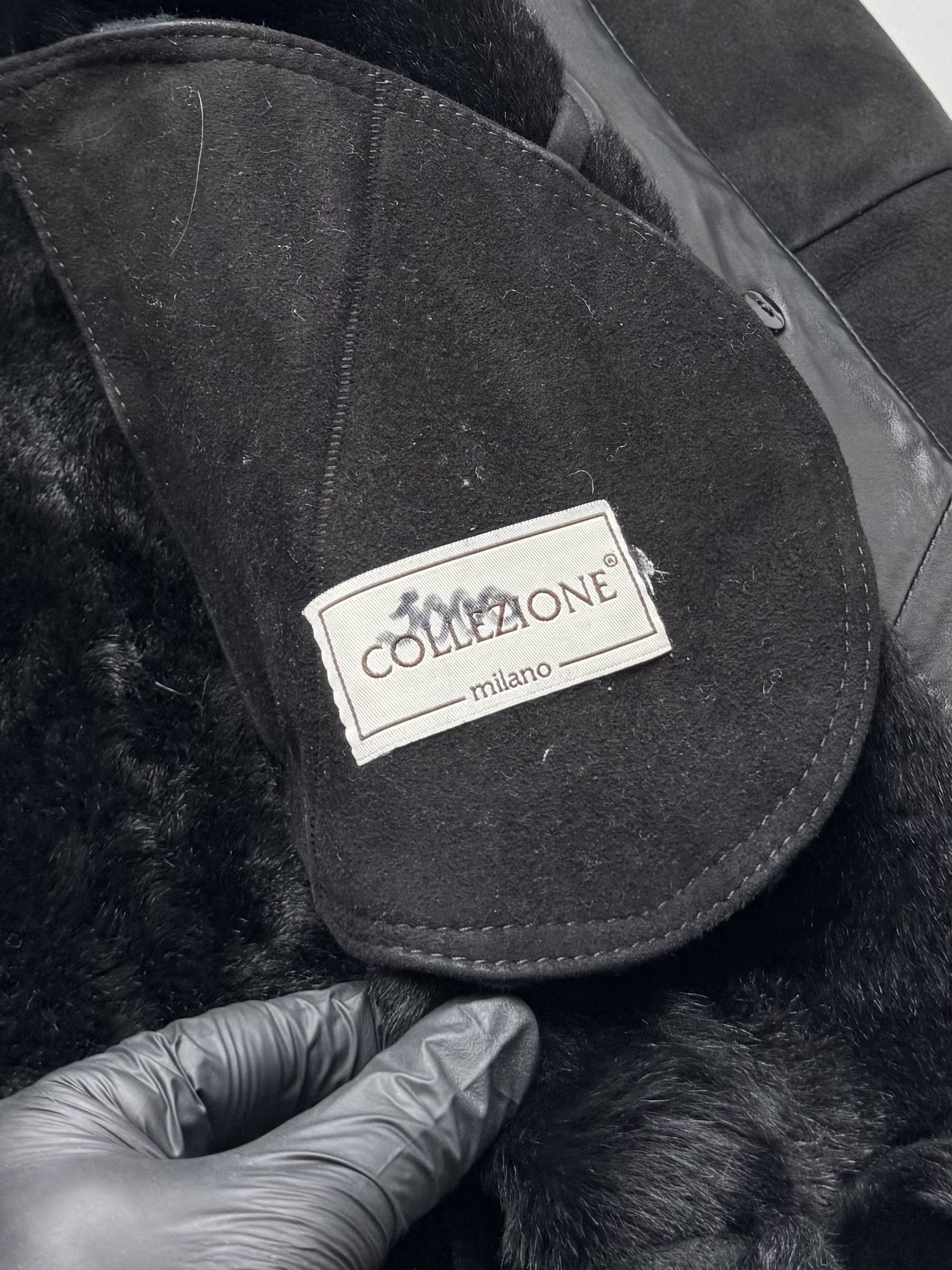 Vintage Vintage Real Sheepskin Coat With Belt(B409)E2D15 Size L / US 10 / IT 46 - 12 Thumbnail