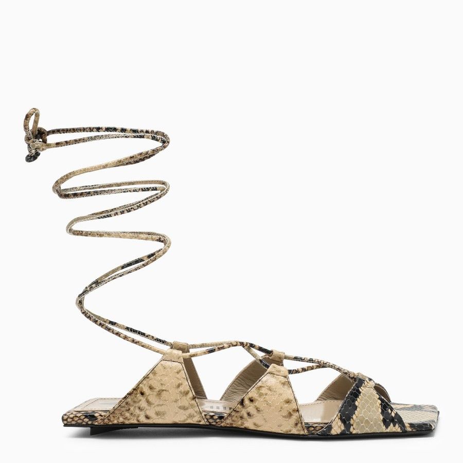 The Attico o1d2blof1024 Low Heel Sandals in Multicolor Size US 6.5 / IT 36.5 - 1 Thumbnail