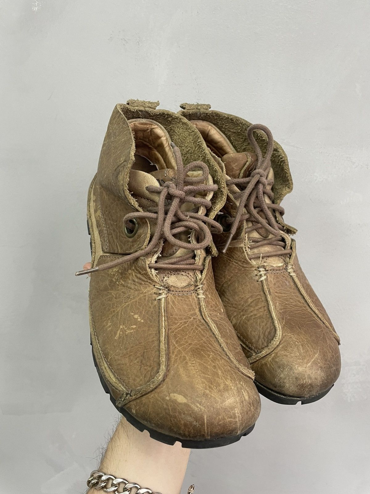 Japanese Brand 90s Vintage Leather Cowboy Leather Boots A.s. 98 shoes Size US 10 / EU 43 - 8 Thumbnail