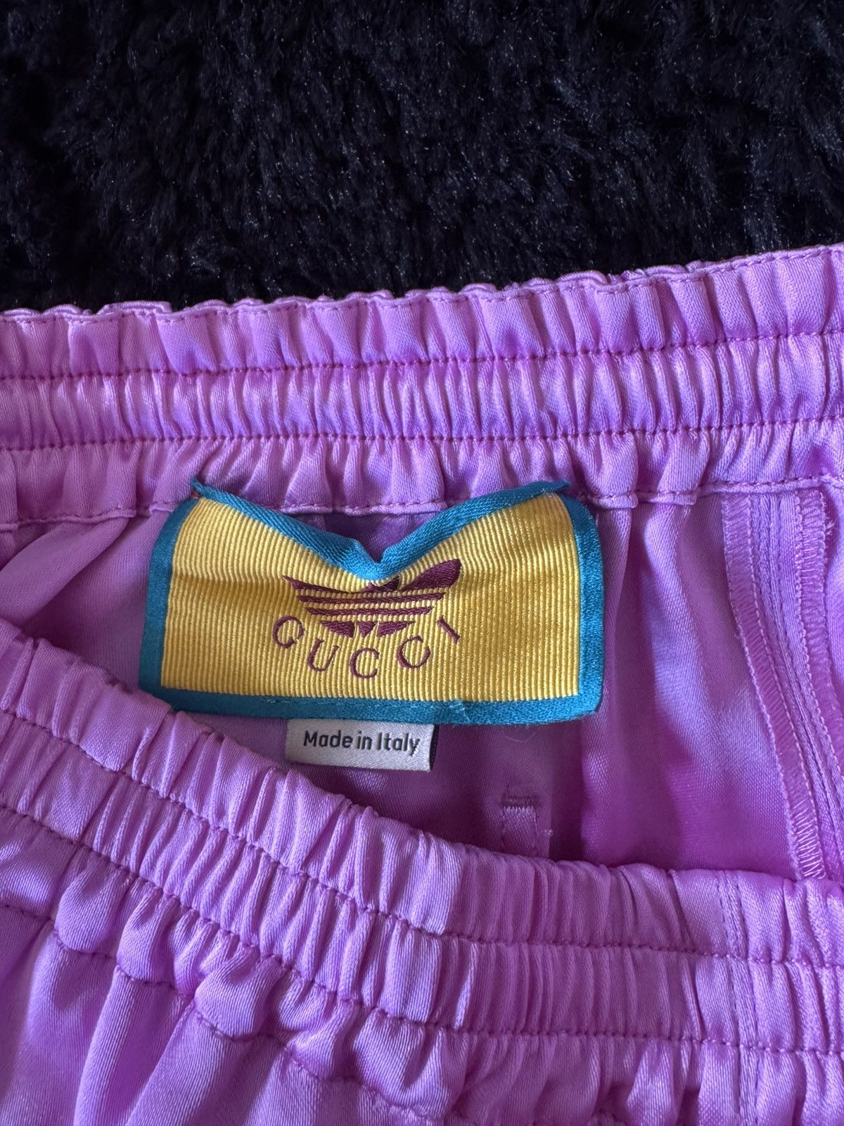 Gucci Mens Gucci Pink Silk basketball shorts Size US 31 - 3 Thumbnail