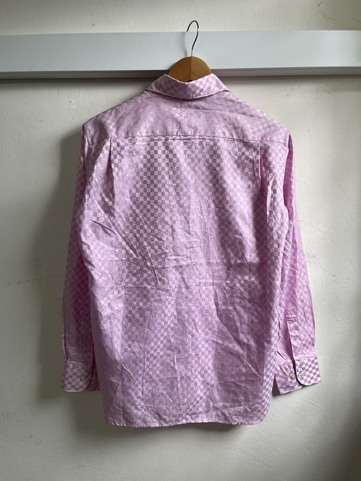 Yohji Yamamoto Vintage AAR Against All Risk Yohji Yamamoto Checked Shirt Size US S / EU 44-46 / 1 - 4 Thumbnail