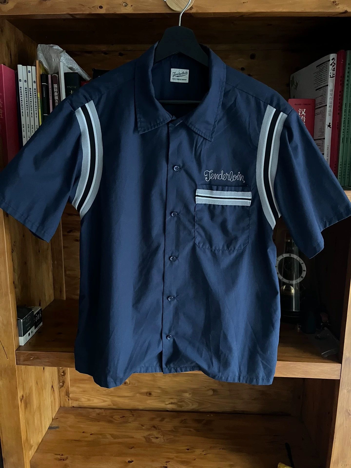 Tenderloin Tenderloin Japanese Indigo Cotton Bowler Shirt S (Fits L) Size US S / EU 44-46 / 1 - 1 Thumbnail