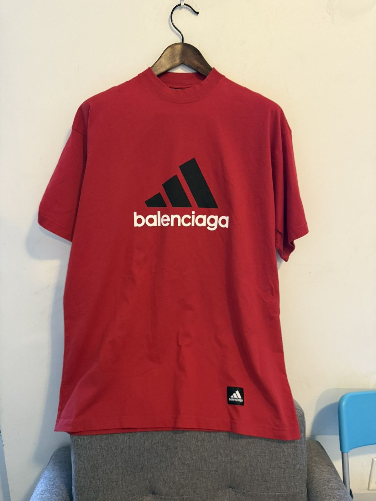 Adidas × Balenciaga Balenciaga adidas stripe t shirt Size US S / EU 44-46 / 1 - 1 Thumbnail
