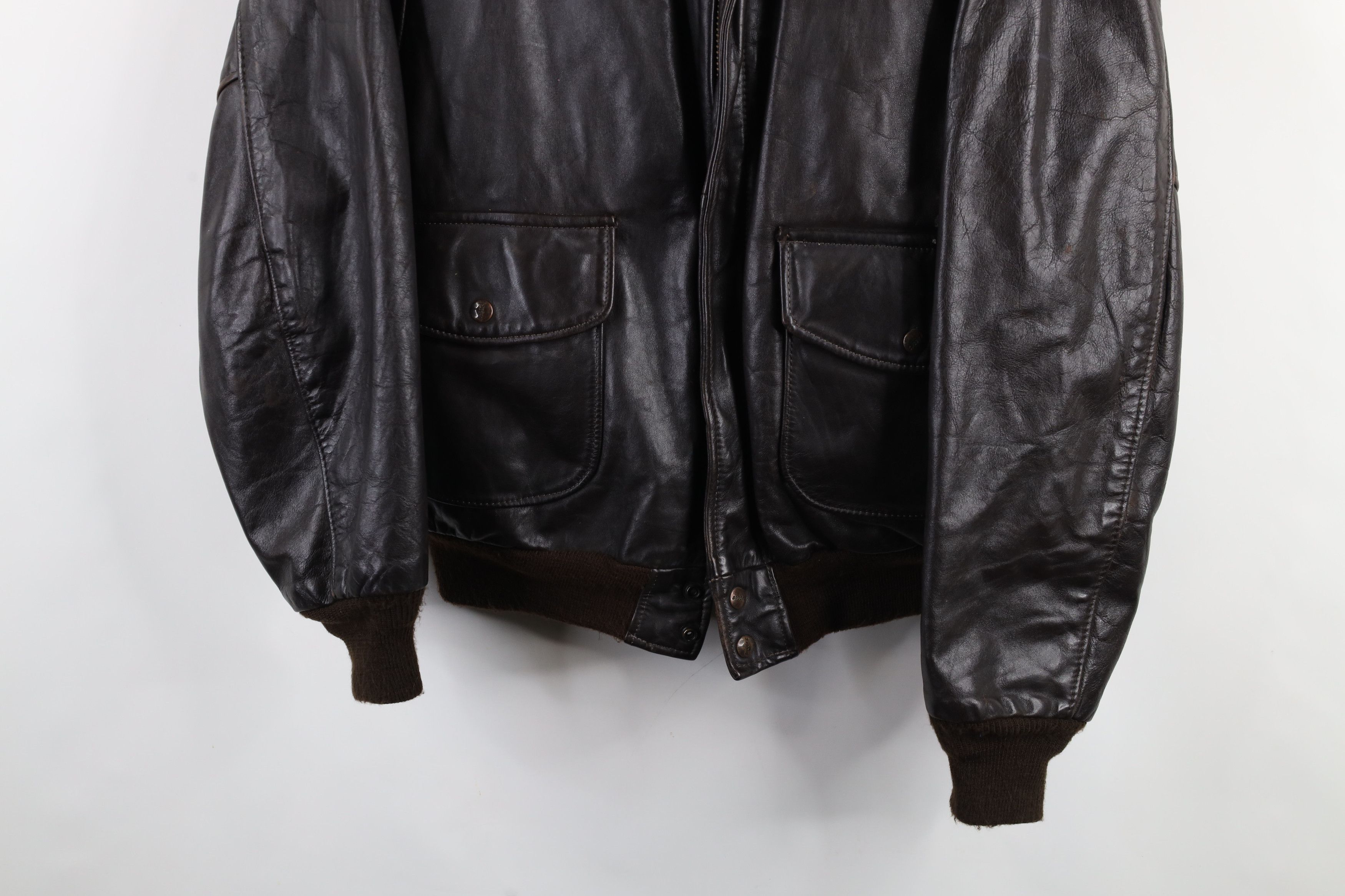 Vintage Vintage 80s Air Brush Military Flight Bomber Jacket USA Size US XL / EU 56 / 4 - 3 Thumbnail