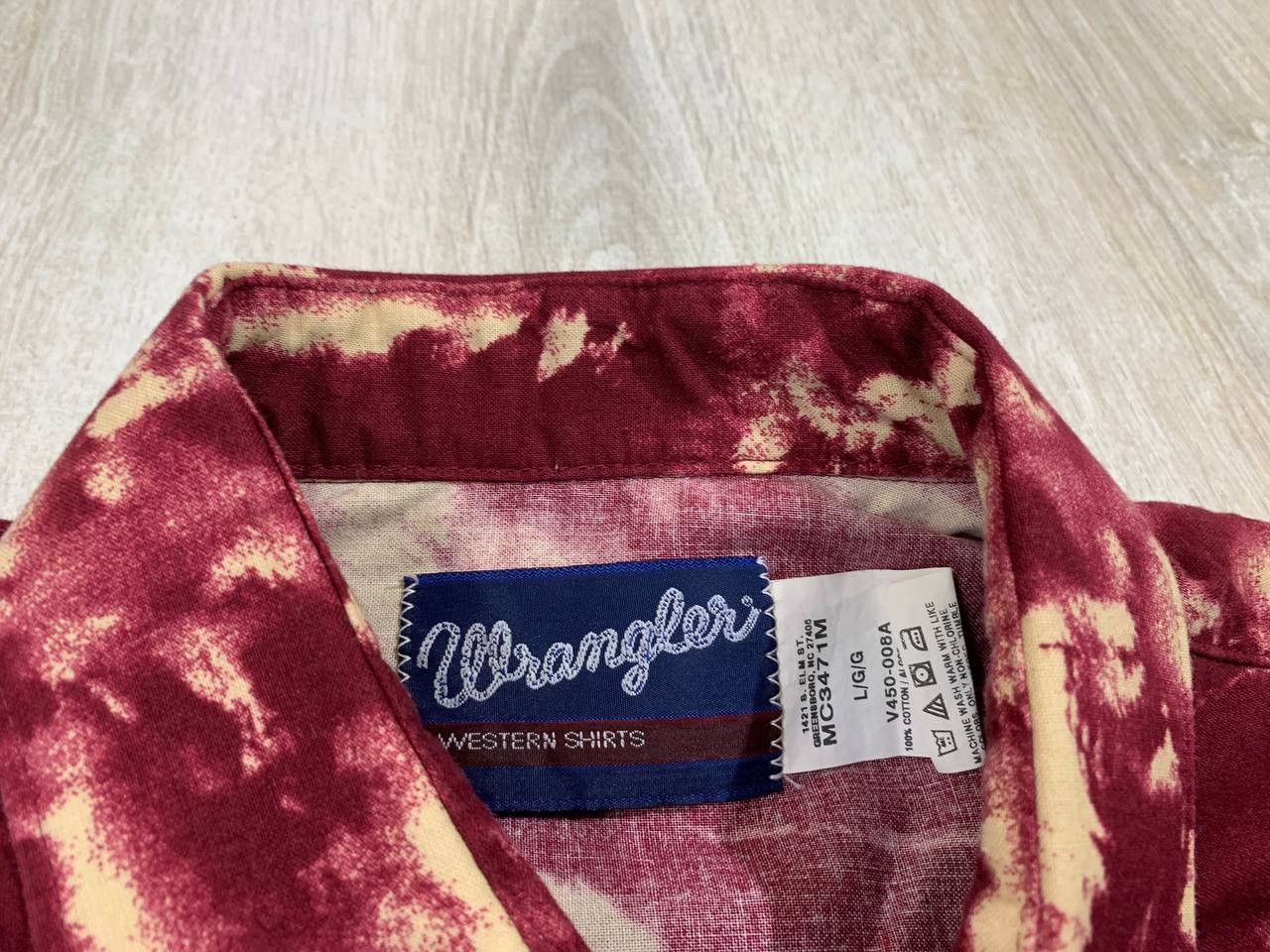 Vintage Mens vintage shirt Wrangler Size L Size US L / EU 52-54 / 3 - 4 Thumbnail