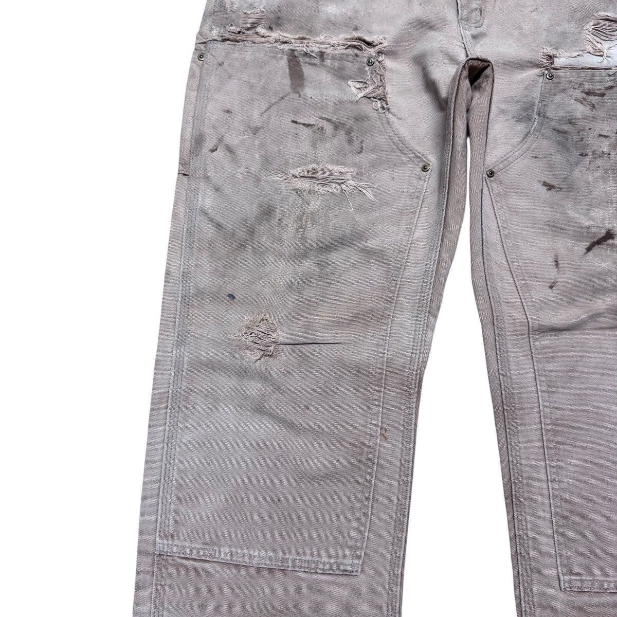 Carhartt Vintage Carhartt Thrashed Double Knee Carpenter Pants Size US 36 / EU 52 - 6 Thumbnail