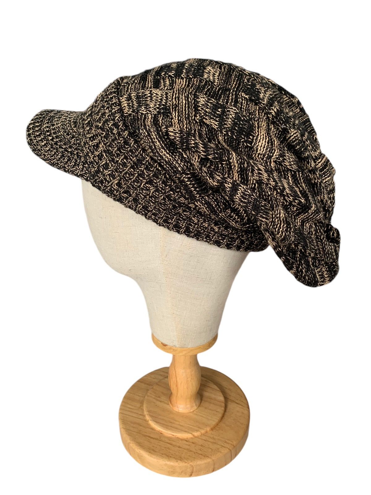 14th Addiction × Japanese Brand Punk Style Slouchy Knitted crochet Beanie Hats Size ONE SIZE - 1 Thumbnail