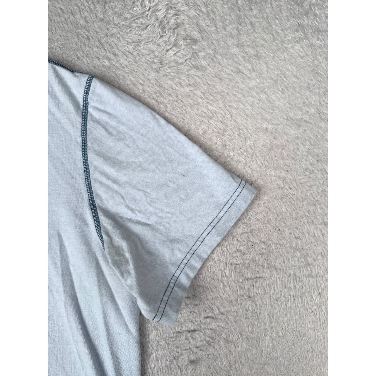 The North Face VINTAGE? No, it's not vintage. The North Face Shirt Men Large Blue 100% Cotton Short Sleeve Crew Neck Size US L / EU 52-54 / 3 - 2 Thumbnail