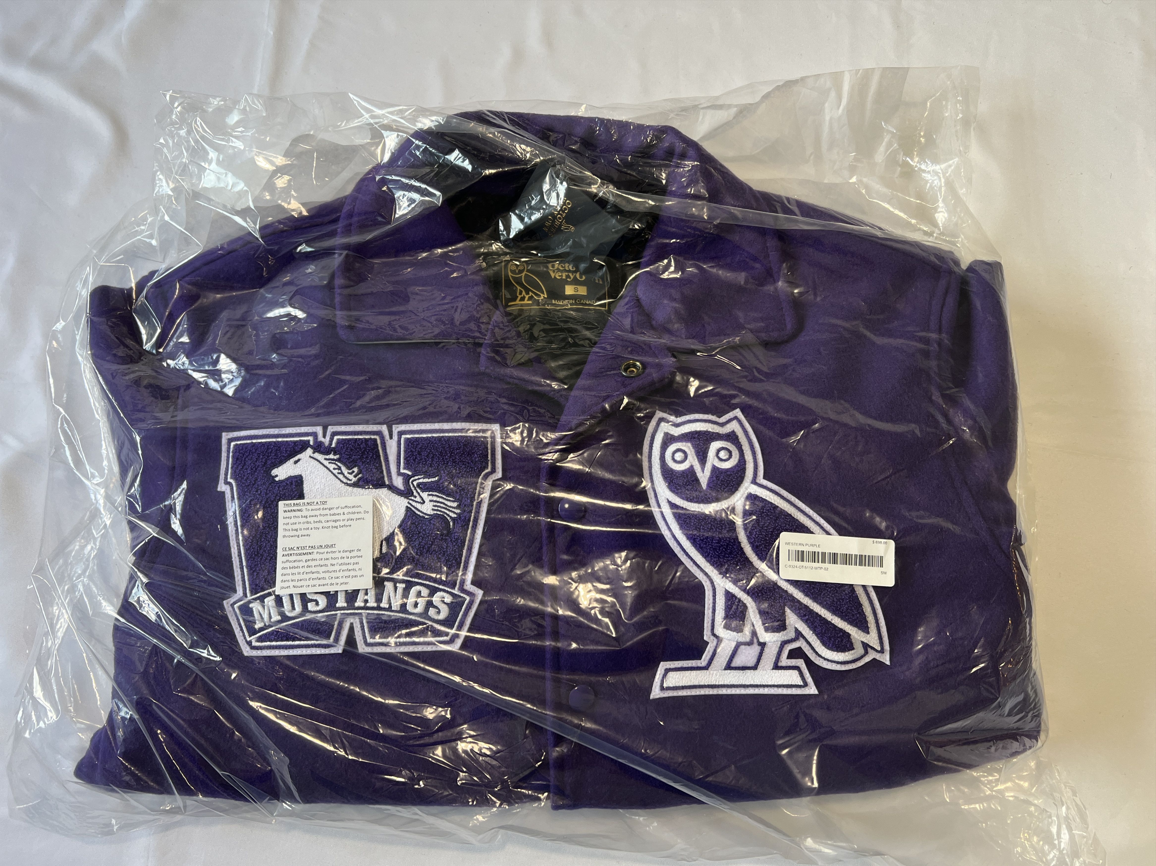 Drake OVO WESTERN UNIVERSITY MUSTANGS CAMPUS VARSITY JACKET Size US S / EU 44-46 / 1 - 2 Thumbnail
