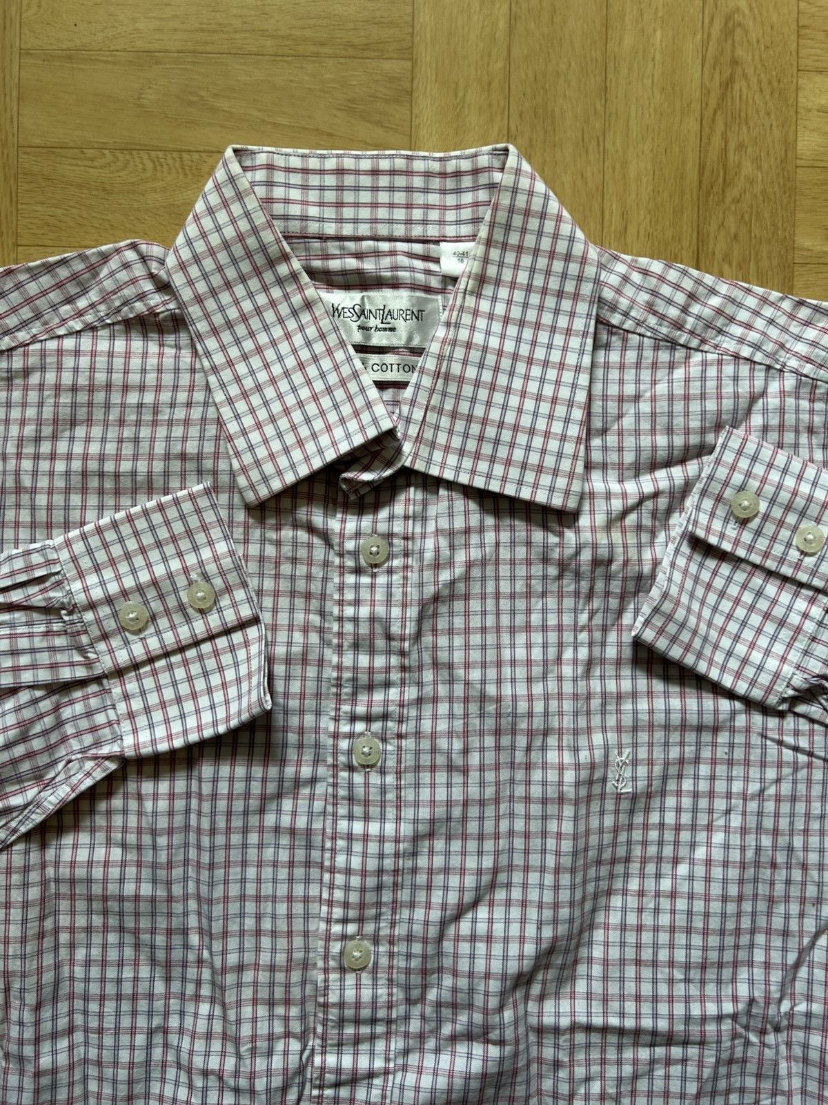 Yves Saint Laurent YSL YVES SAINT LAURENT VINTAGE SHIRT SIZE M Size US M / EU 48-50 / 2 - 2 Thumbnail