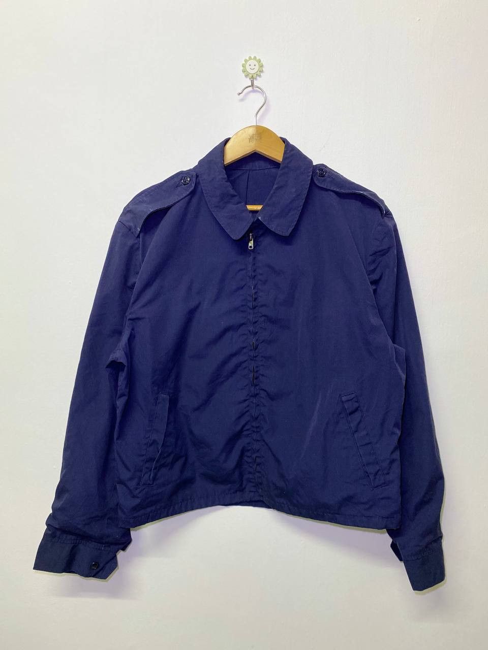 Vintage vintage military light jacket general zipper Size US XL / EU 56 / 4 - 1 Thumbnail