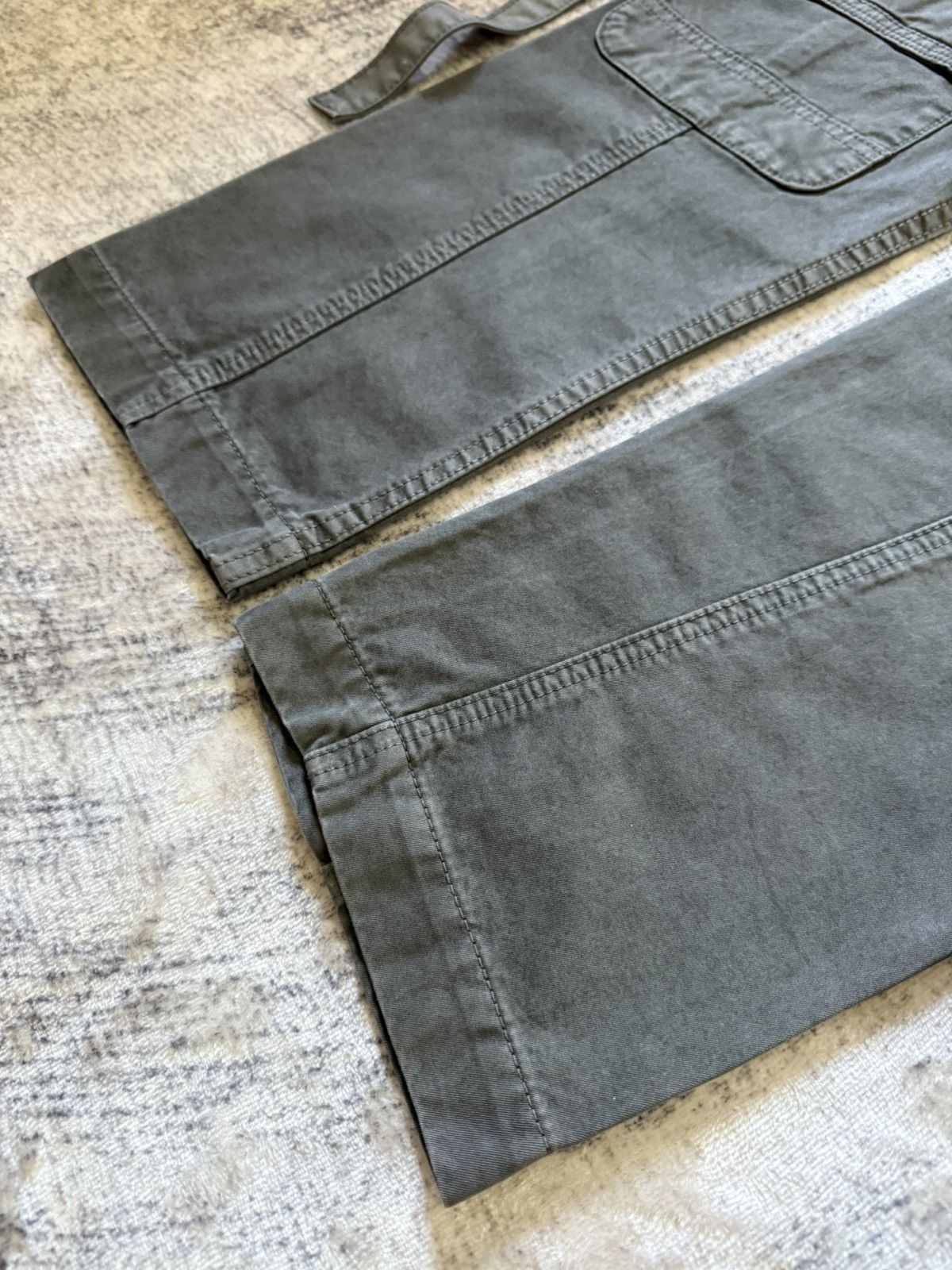 Japanese Brand Tette Homme Plag Bondage Deconstructed Cut & Sew Cargo Pants Size US 32 / EU 48 - 9 Thumbnail