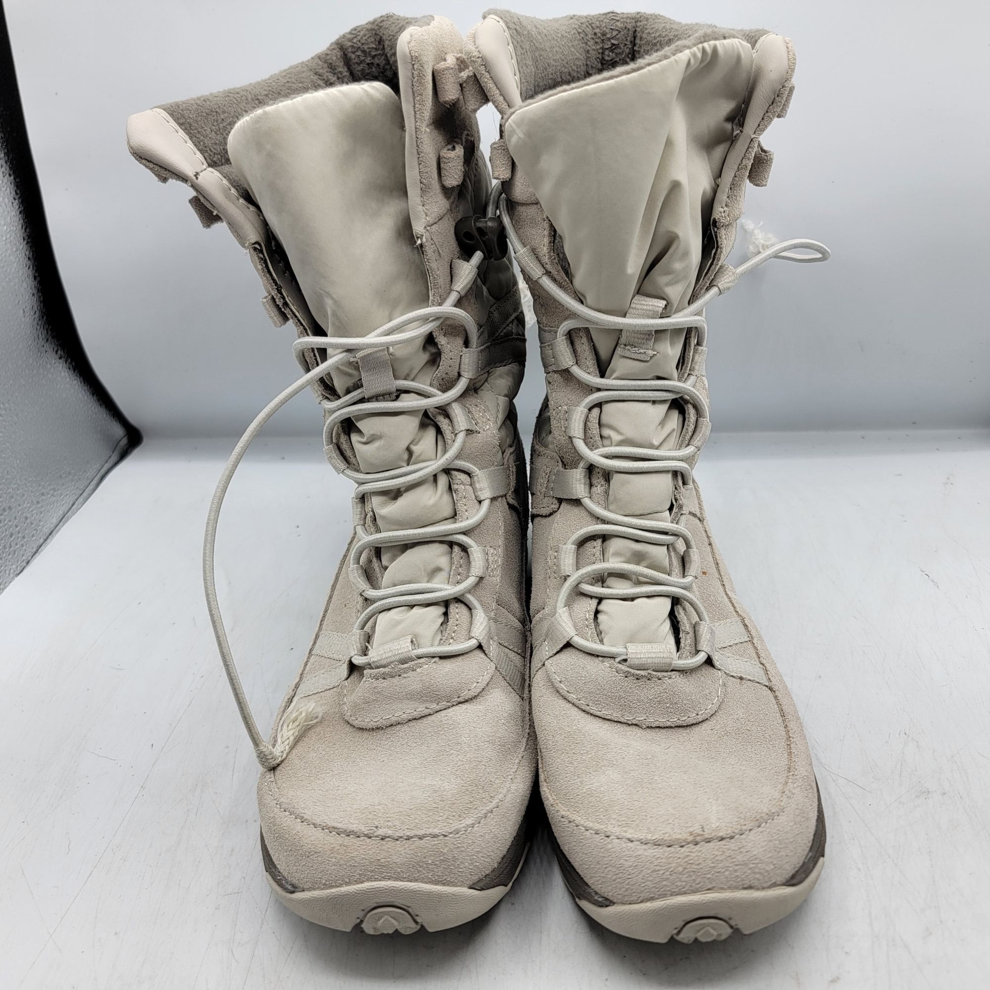 Merrell Approach Tall Womens Beige Waterproof Boots Winter