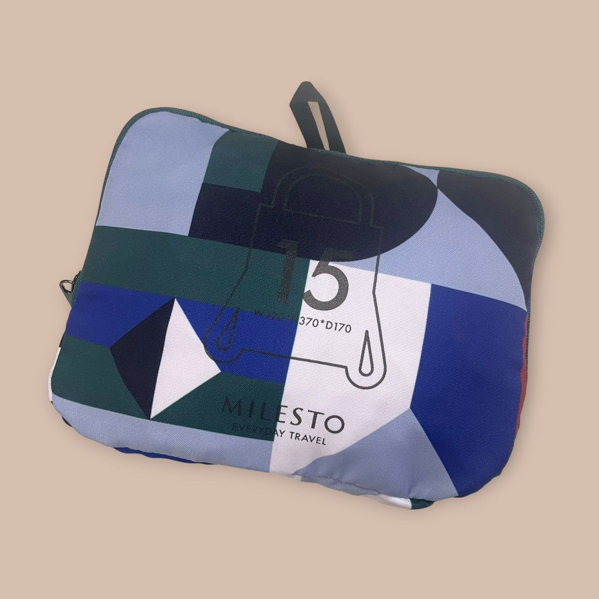 Japanese Brand MILESTO X PAPIER TIGRE "MEMORY GAME" Pocketable2WAY Backpack Size ONE SIZE - 6 Thumbnail