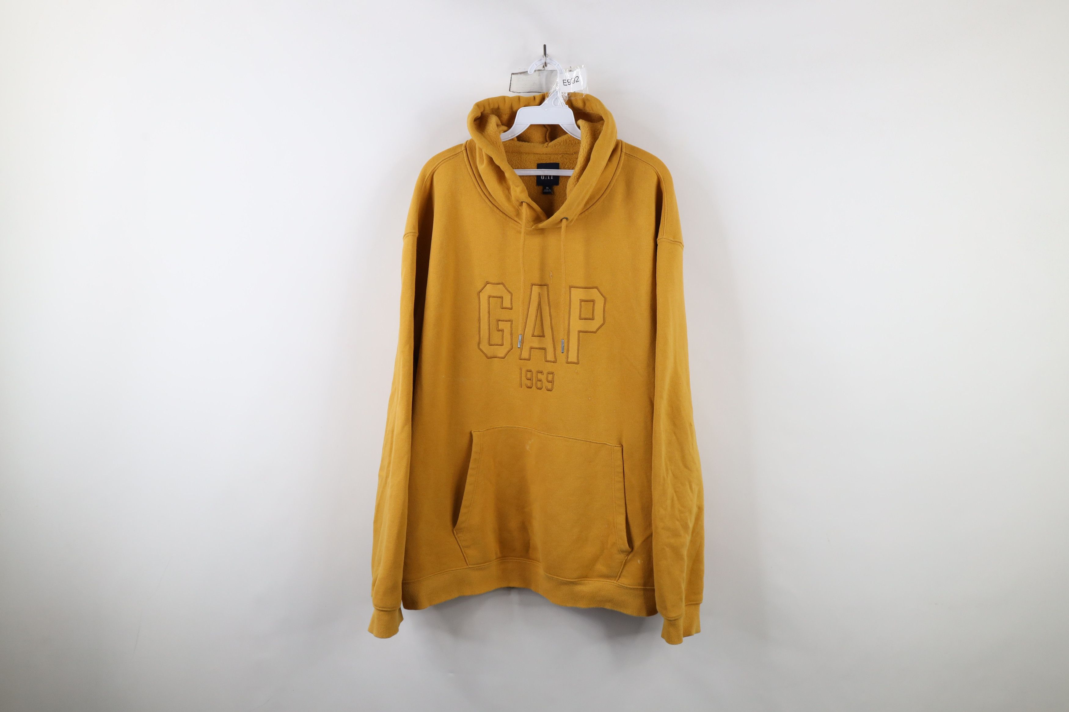 Gap × Vintage Vintage Y2K Gap Block Letter Spell Out Hoodie Sweatshirt Size US XL / EU 56 / 4 - 1 Thumbnail