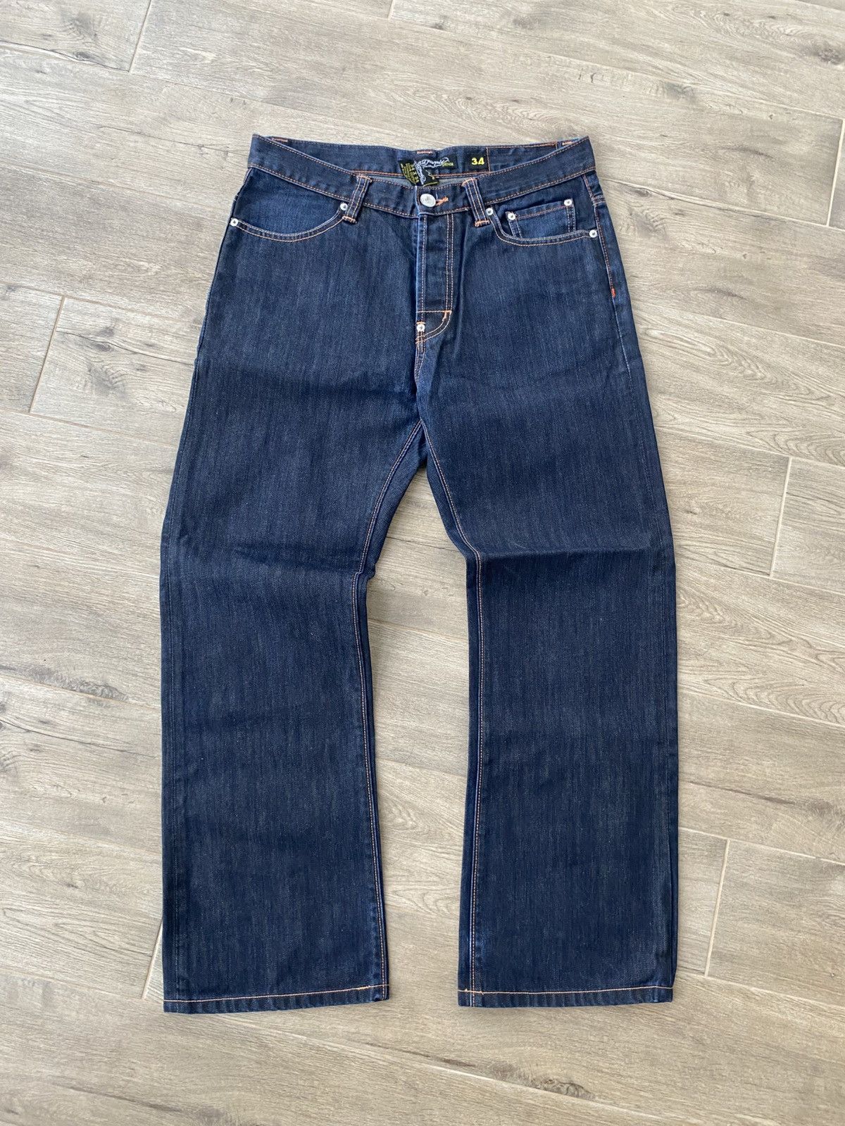 Ed Hardy × Vintage 💀ED HARDY skull vintage jeans Size US 34 / EU 50 - 3 Thumbnail