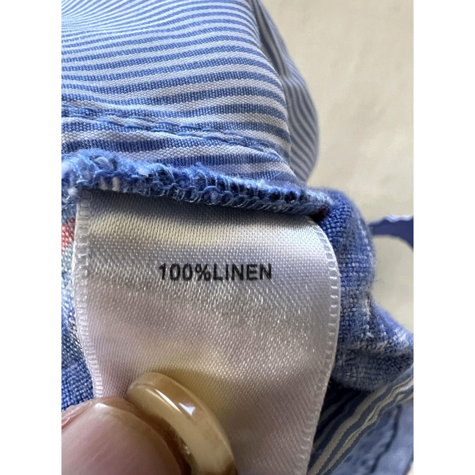 Peter Millar Peter Millar Shorts Mens 42 Blue Plaid Linen Chino Pleated 9 Inseam Casual Size US 42 / EU 58 - 5 Thumbnail