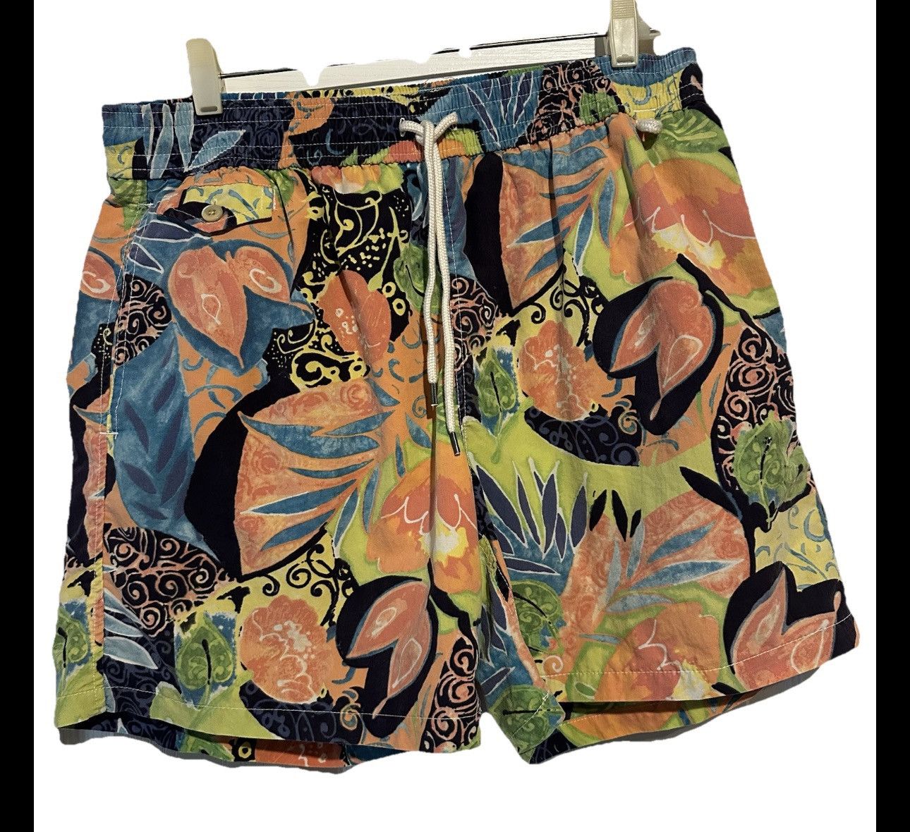 Polo Ralph Lauren Polo Ralph Lauren Hawaiian Floral Print Swim Shorts Large Size US 38 / EU 54 - 1 Thumbnail