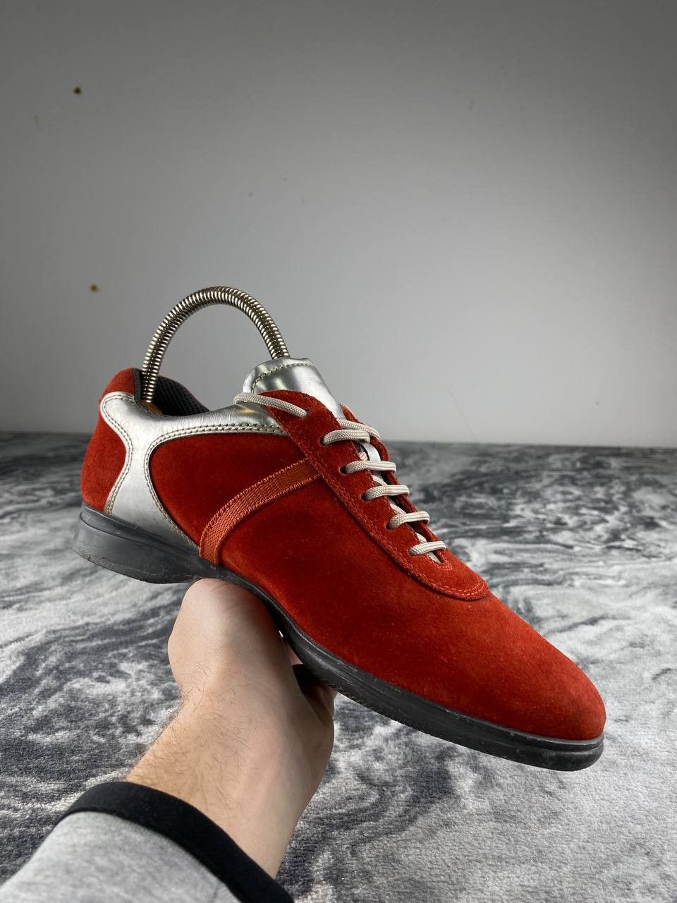 Prada Prada Sport Suede Colorblock Pattern Athletic Sneakers Size US 9 / IT 39 - 14 Thumbnail