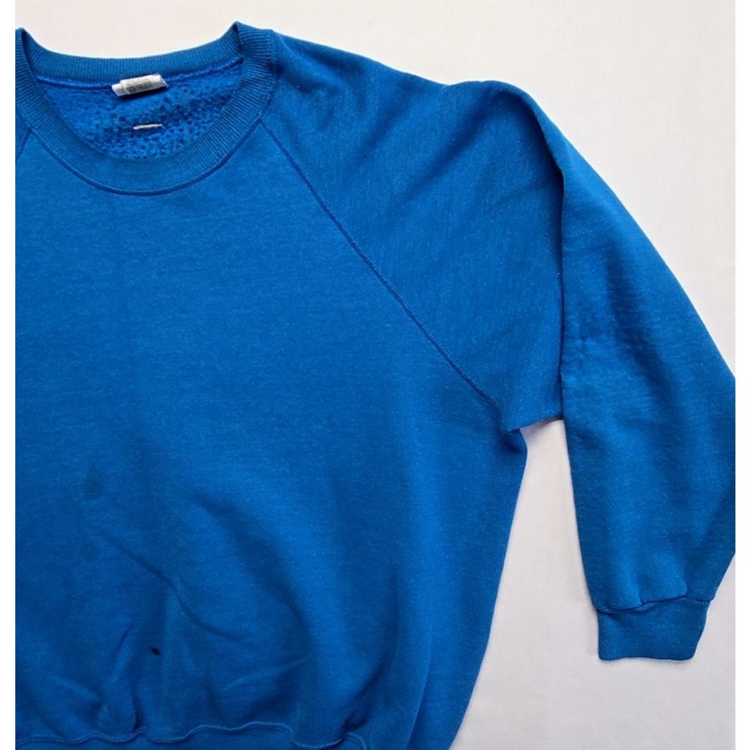 Lee Vintage Blue Blank Sweatshirt Lee 2XL Blue Crewneck Size US XXL / EU 58 / 5 - 2 Thumbnail