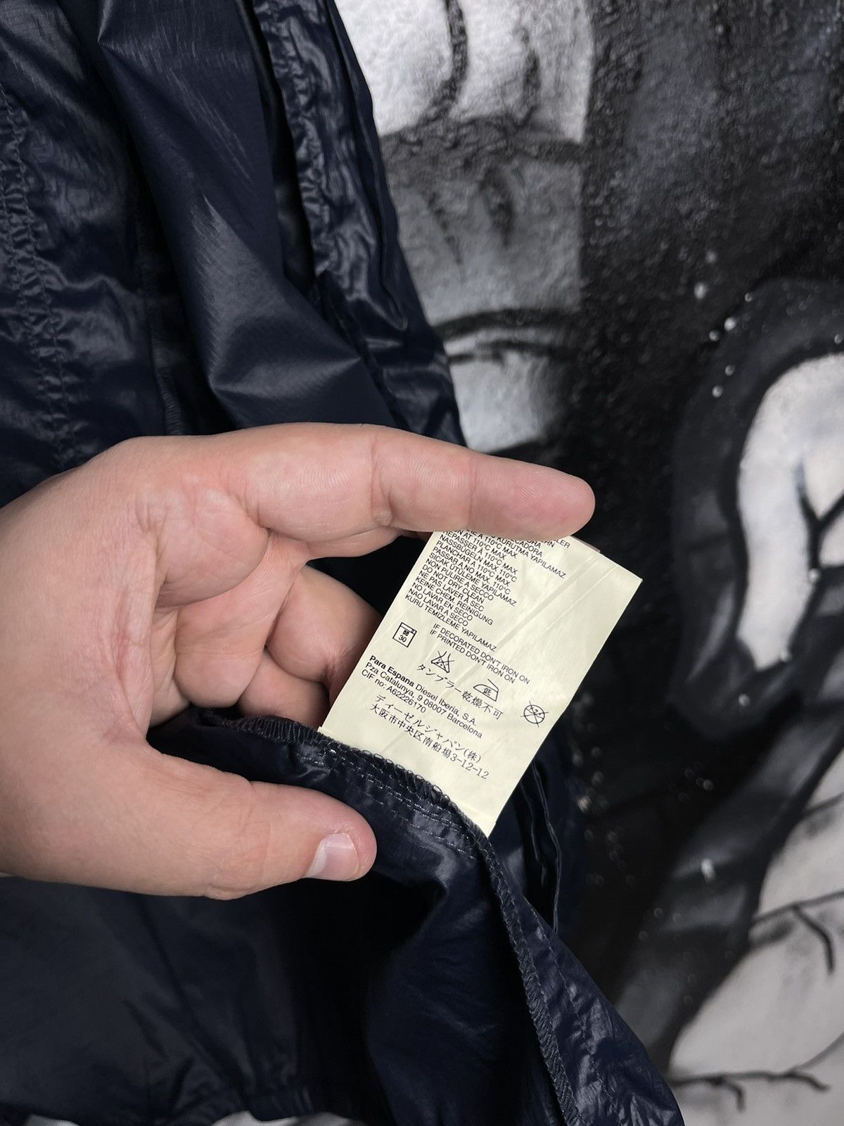 Diesel × Vintage Diesel Industry Lightweight Windbreaker Big Logo Jacket Size US L / EU 52-54 / 3 - 16 Thumbnail